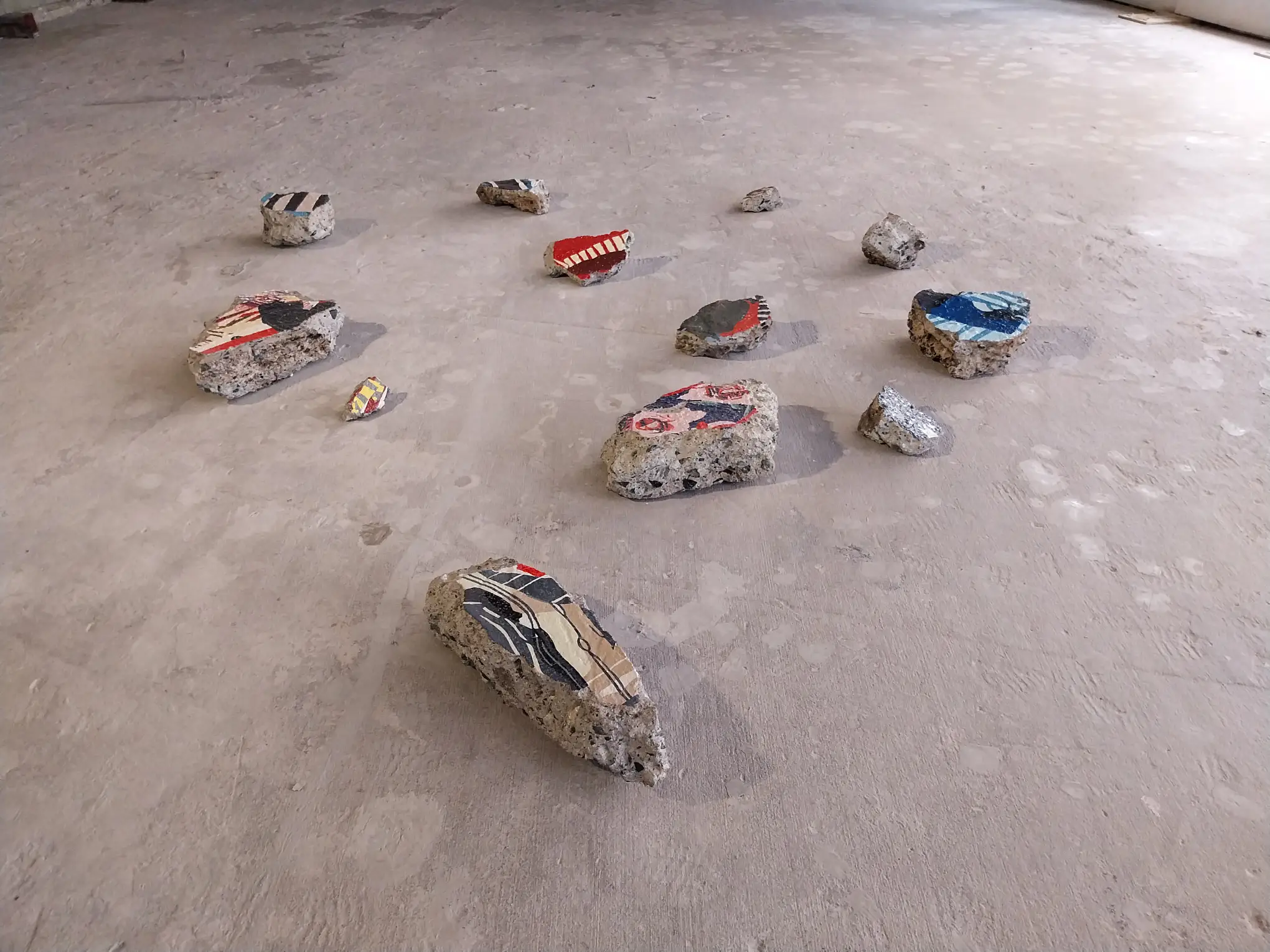 A work at "Here & Now & Now & Then."