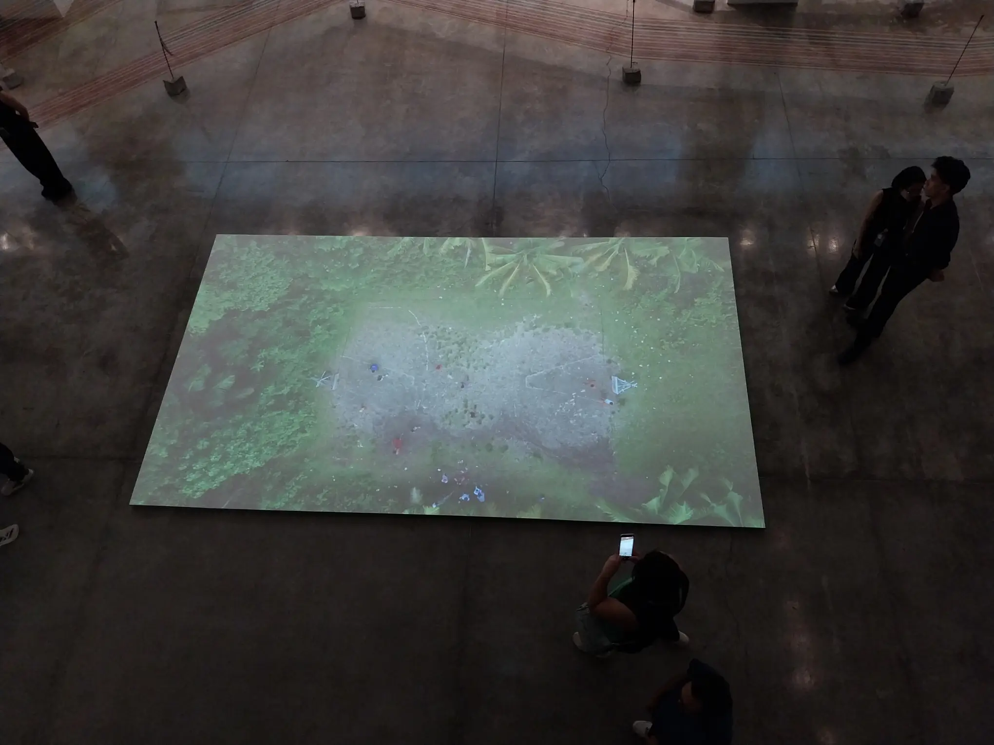 Ronyel Compra’s “Pouring a million earth into a hollowed star" for "Moments of Delay" at MCAD Manila.