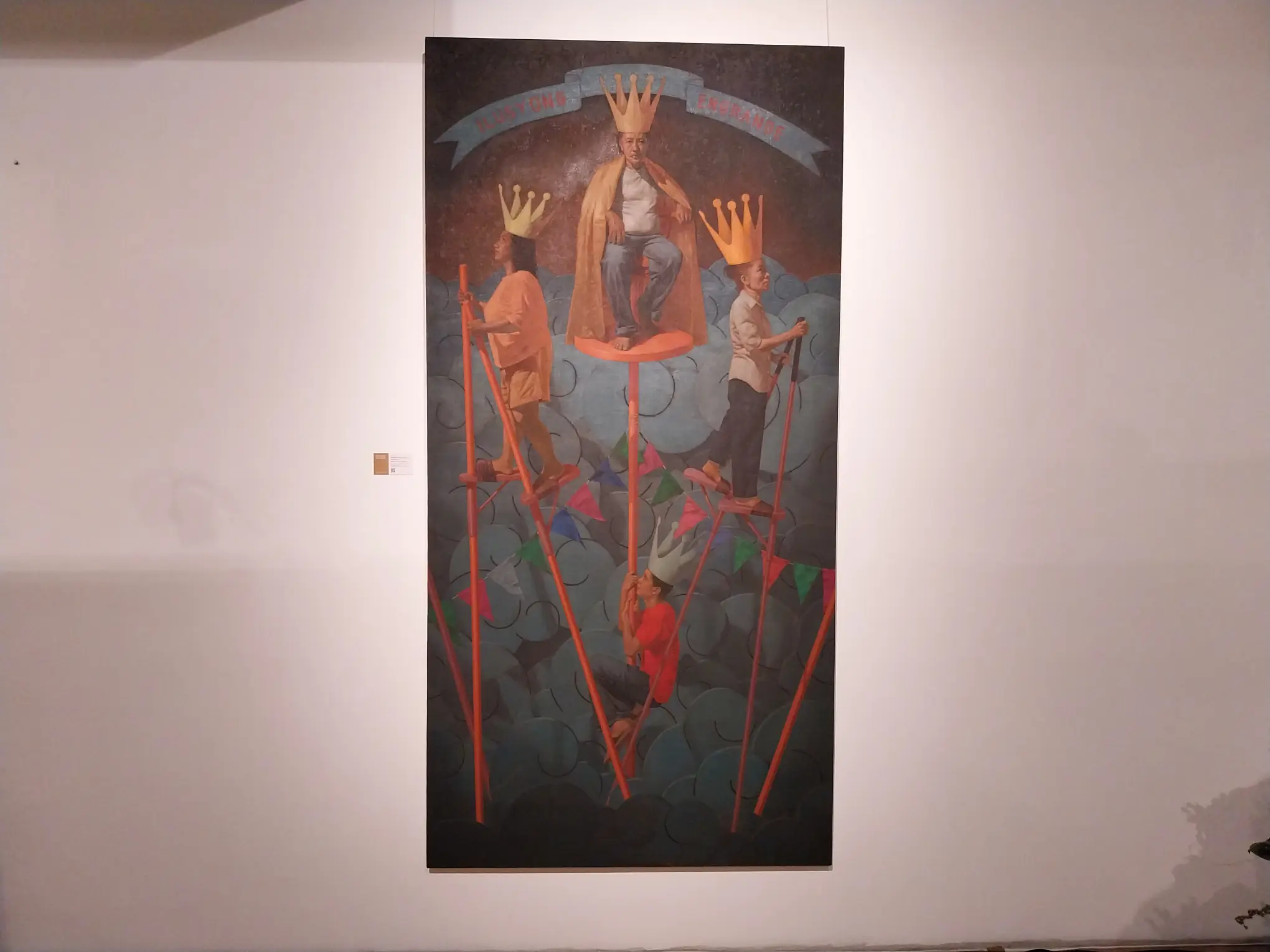 A work displayed for "Finer Pursuits."