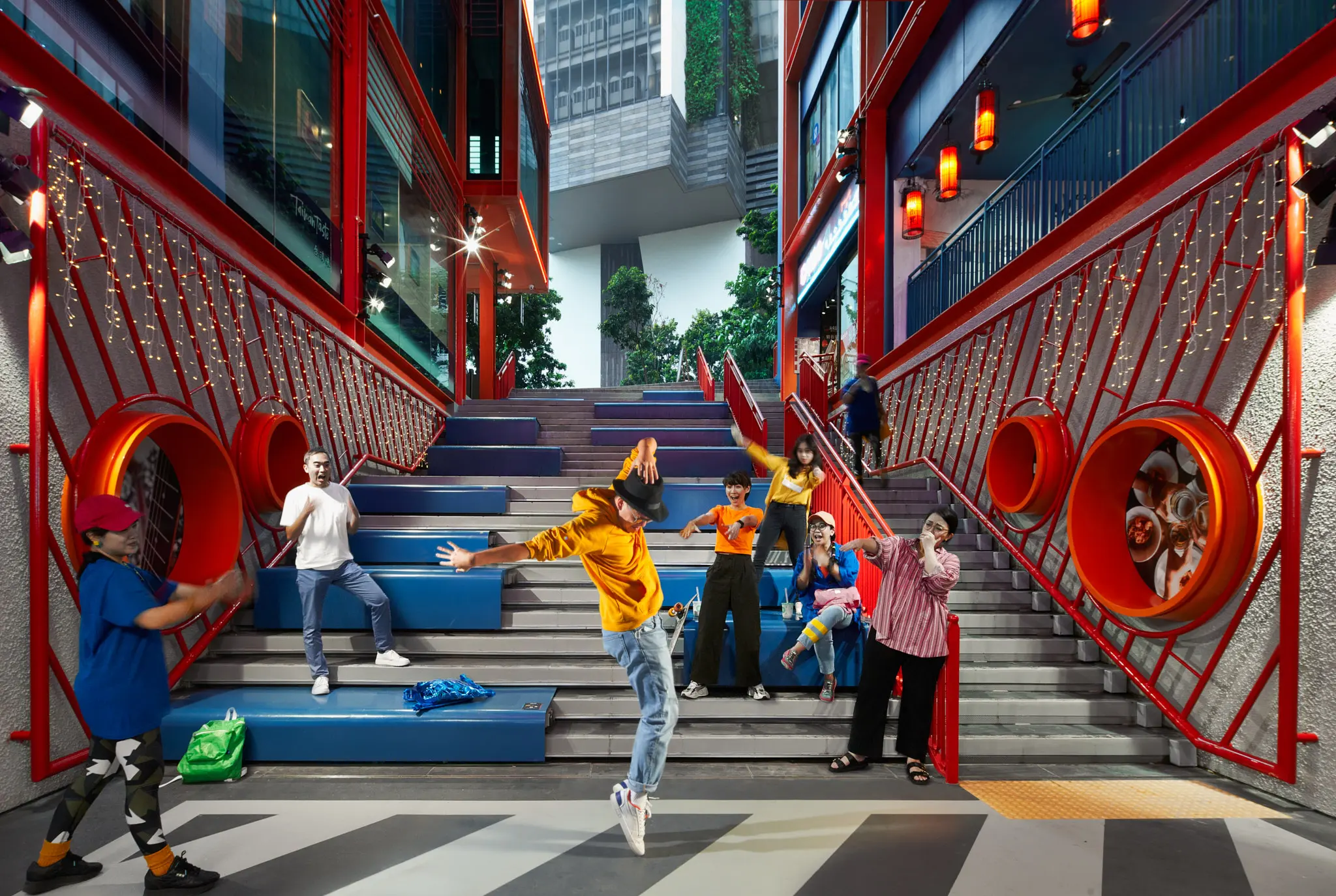 GRiD: A Retro-Inspired Youth Center Reconnecting A Lost Retail Destination with the Community.