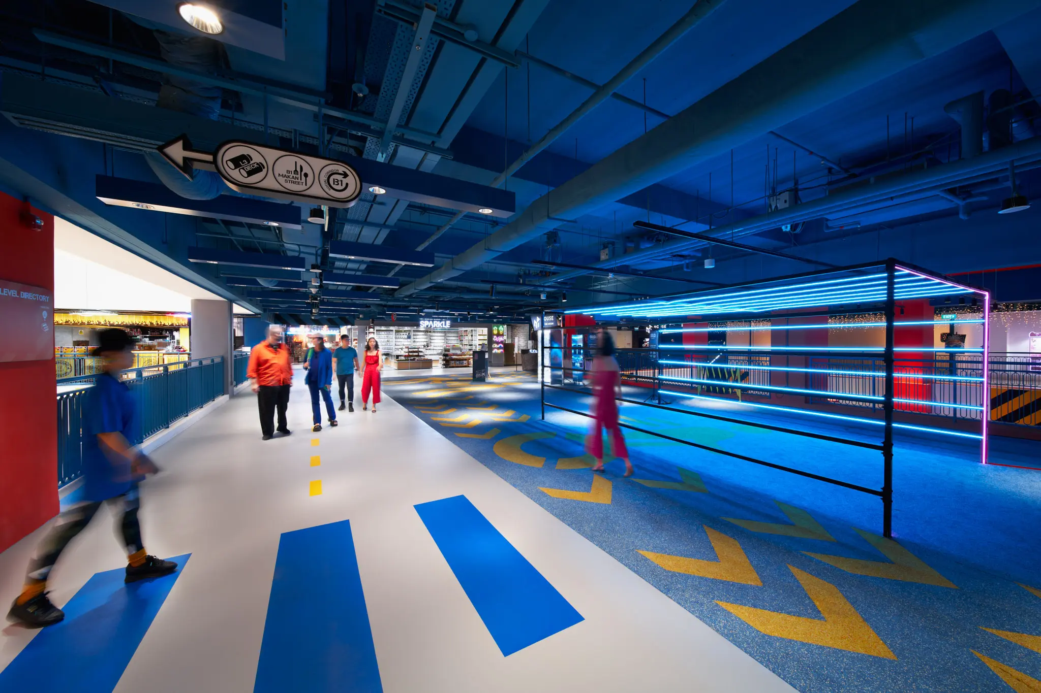 GRiD: A Retro-Inspired Youth Center Reconnecting A Lost Retail Destination with the Community.