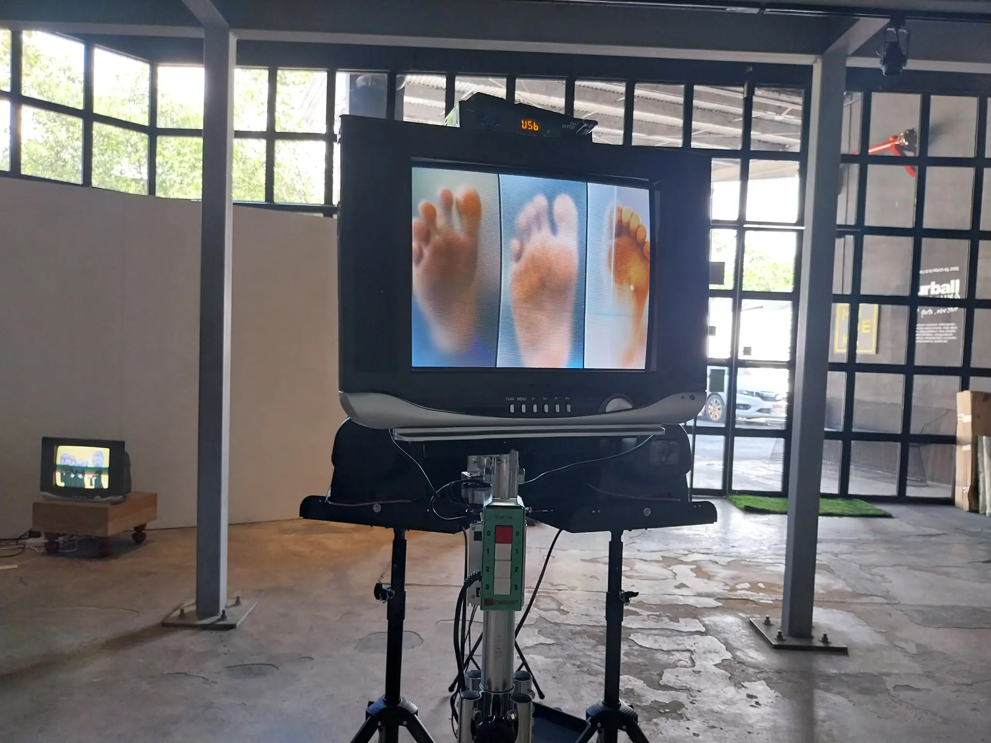 A work for the Modeka Art exhibit "furball ex machina."