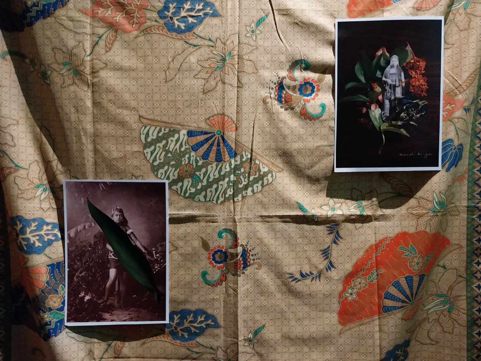 Fabric mural by Nurul Huda Rashid.