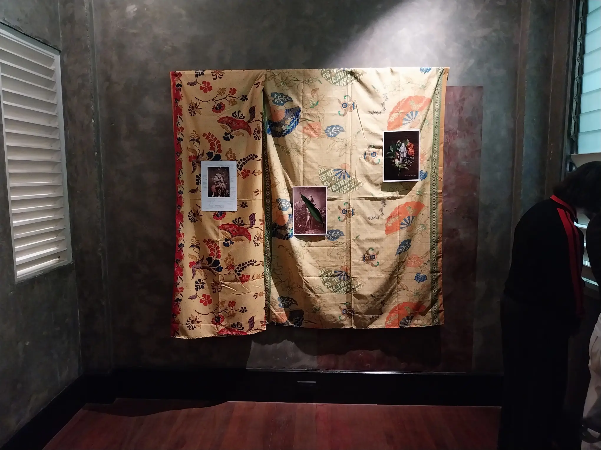 Fabric mural by Nurul Huda Rashid.