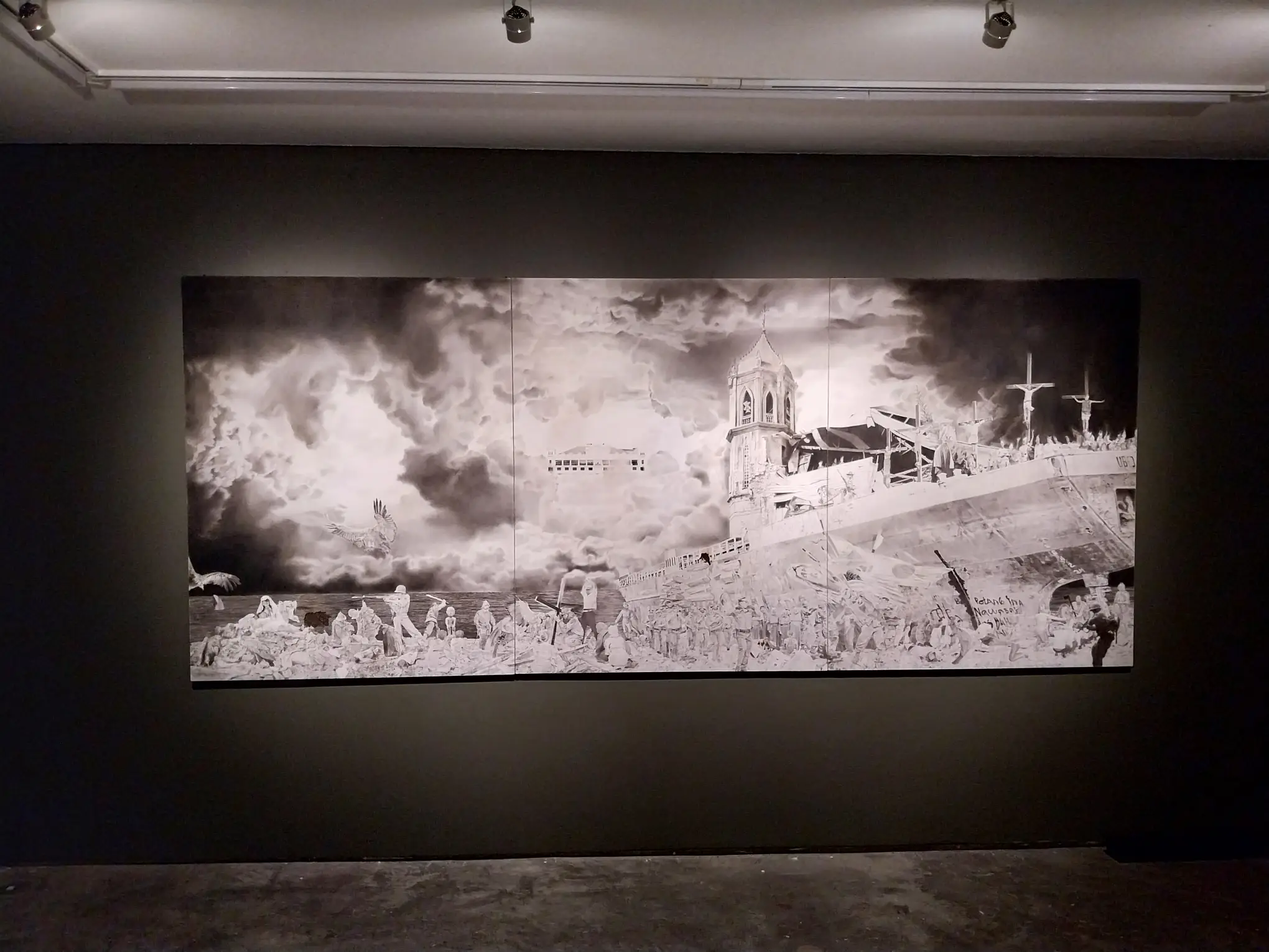 A work by Rando Onia for "Archipelago of Silence."