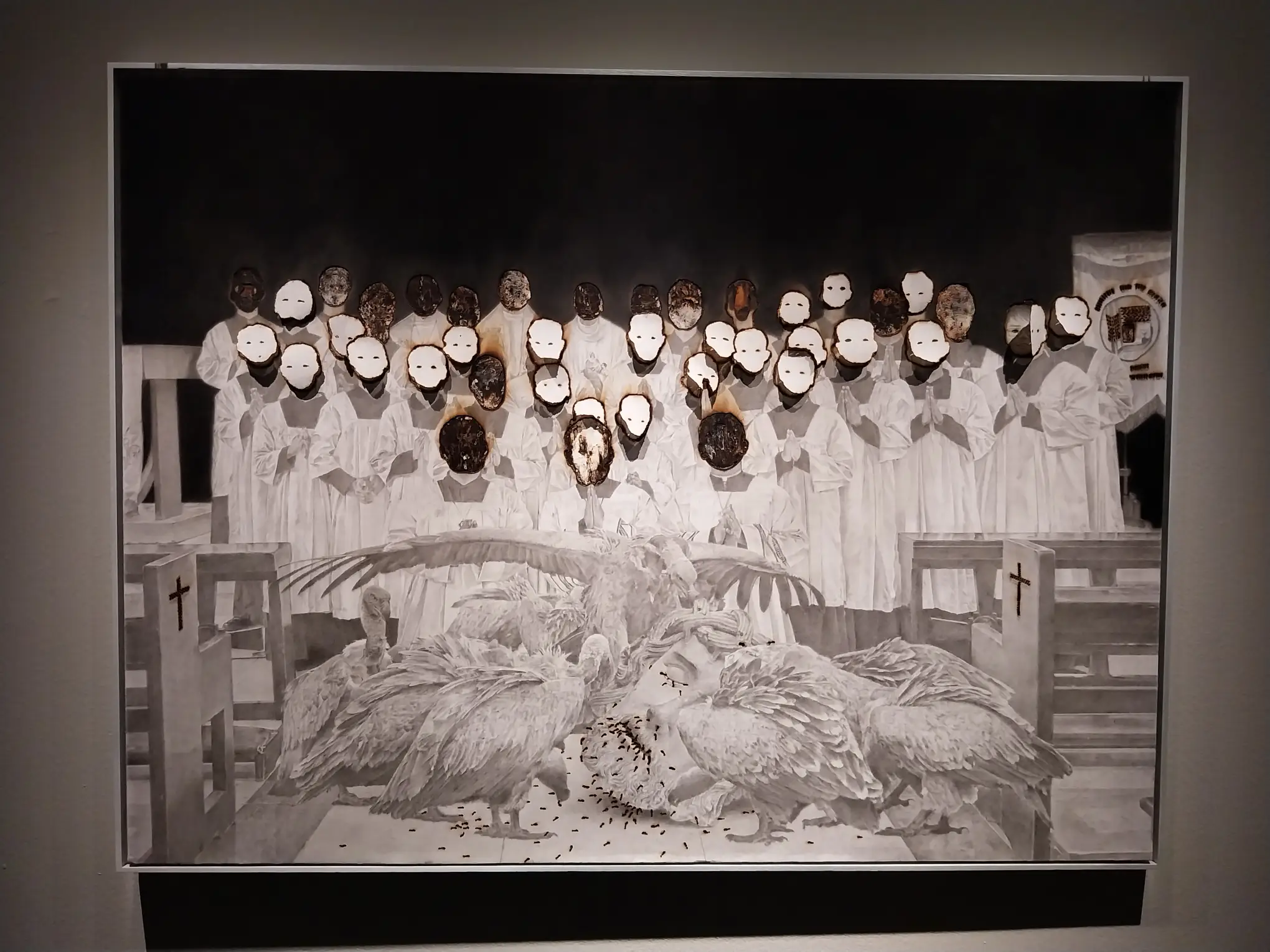 For our contemporary art roundup, a provocative work by Rando Onia for "Archipelago of Silence."