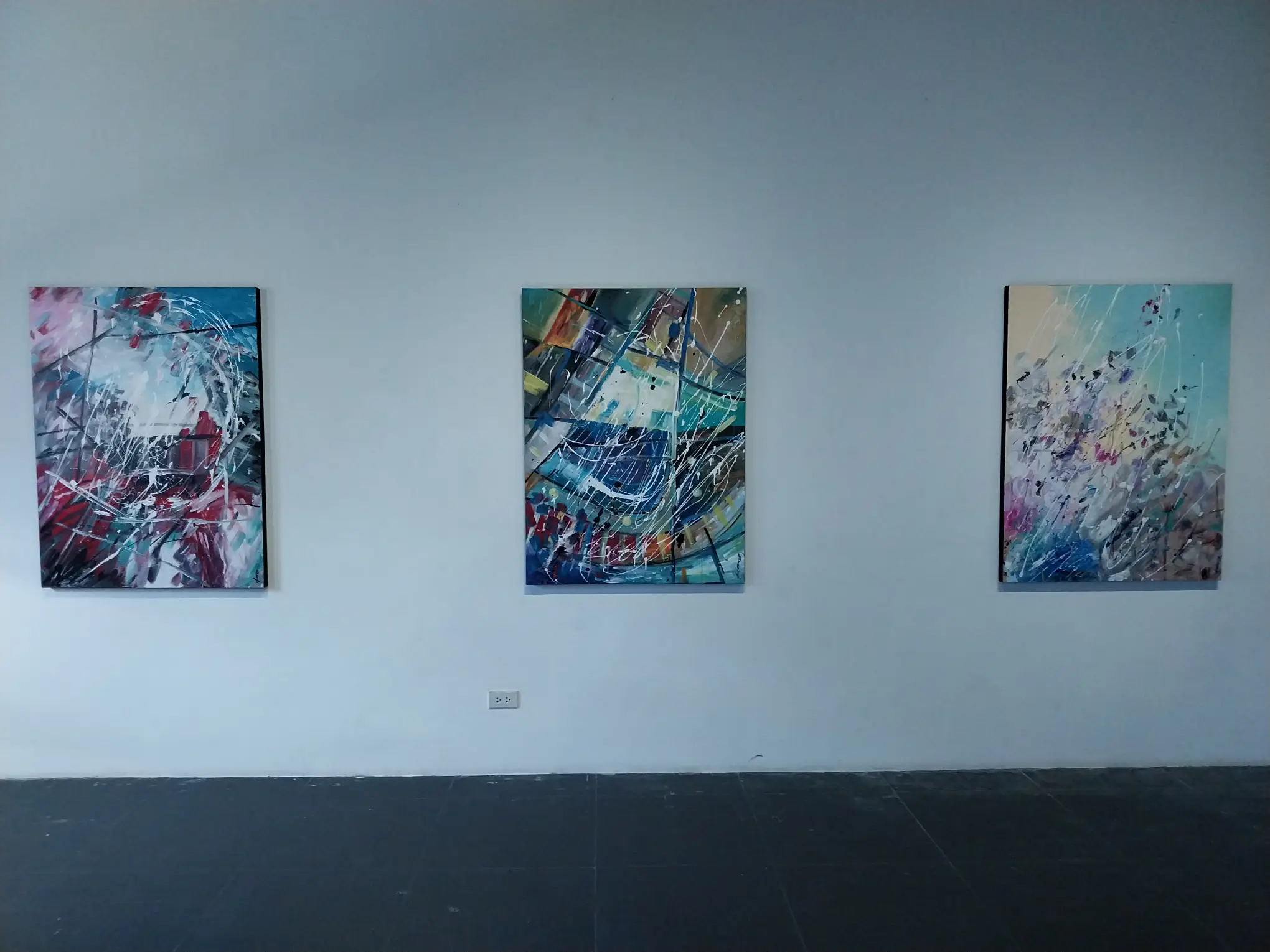 An artist's paintings for the UP Parola Gallery exhibit "Tomato, Tomato."