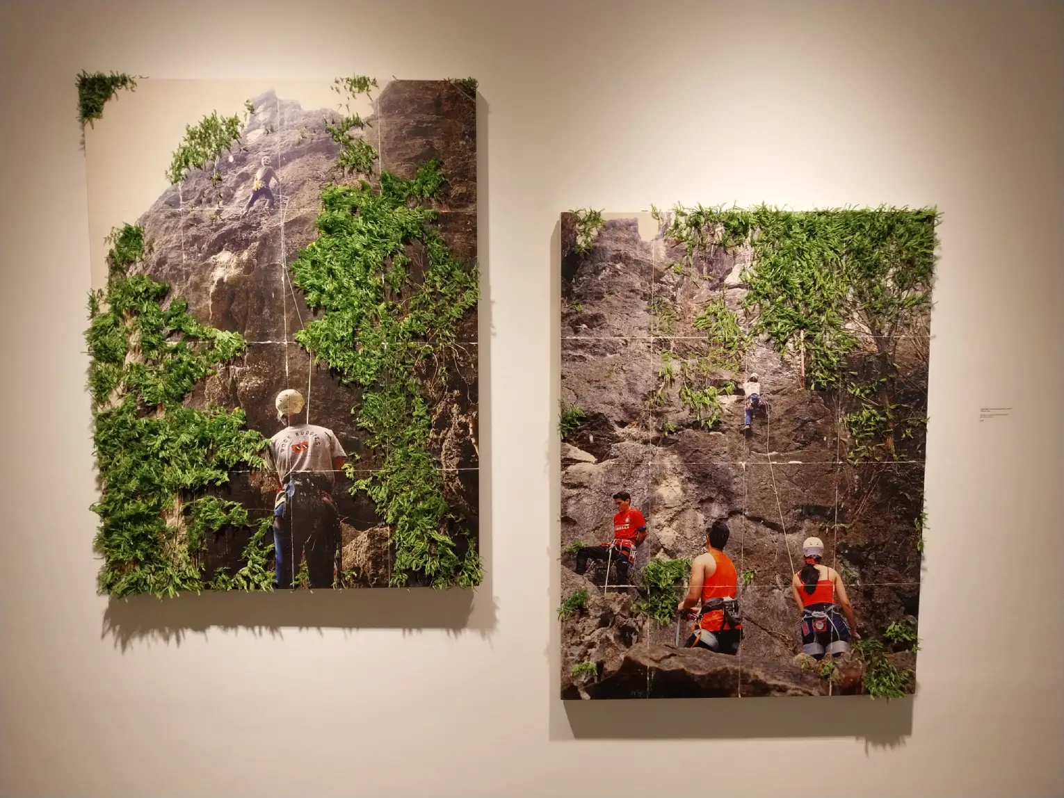 A work shown at "A Bench in the Park" at MO_Space.