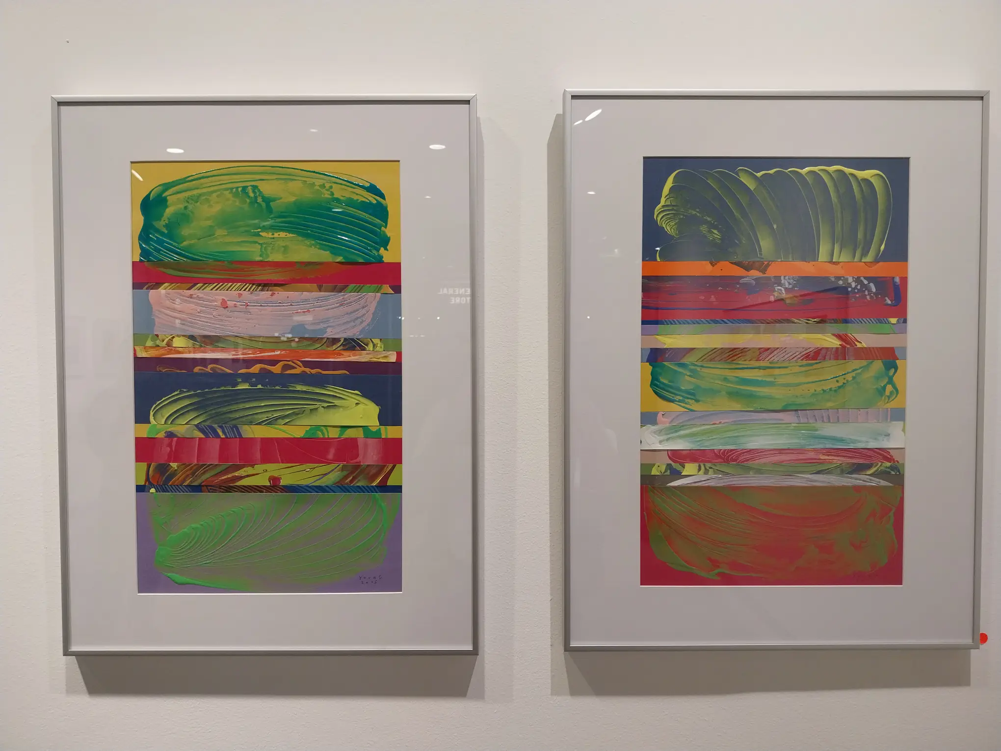 For our contemporary art roundup, two abstract works by Janice Liuson-Young.