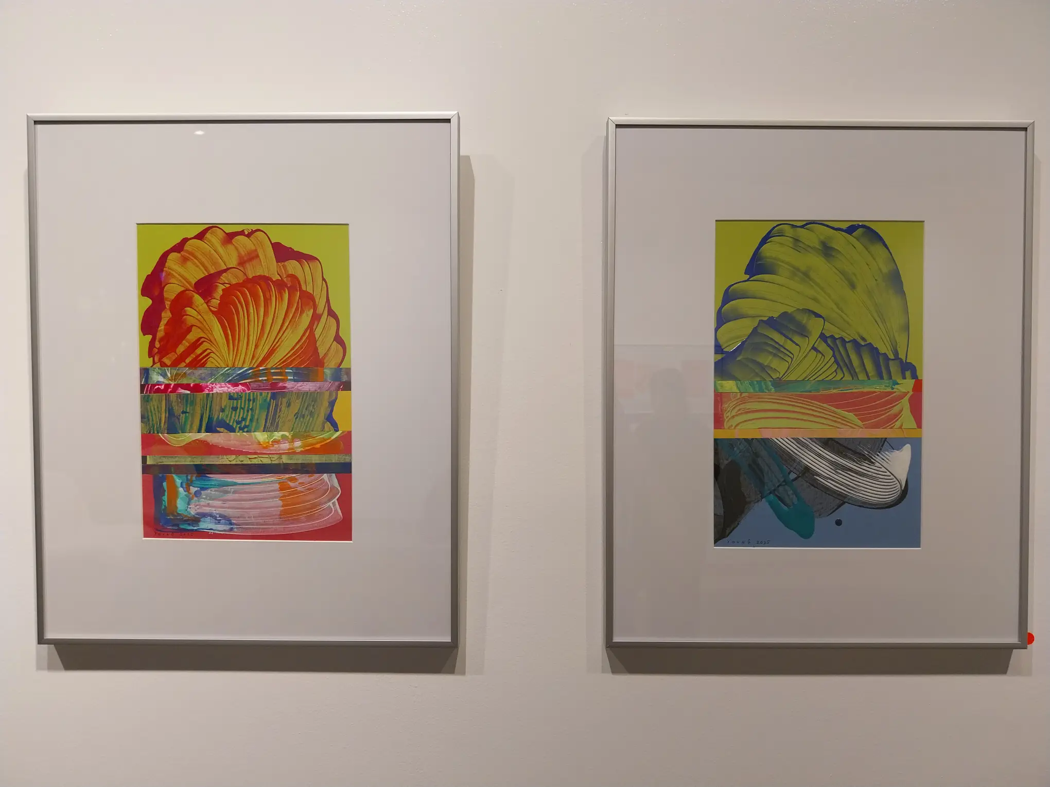 Two works by Janice Liuson-Young.