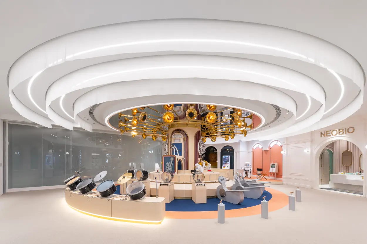 One of the interactive exhibits in the Neobio Museum in Singapore.