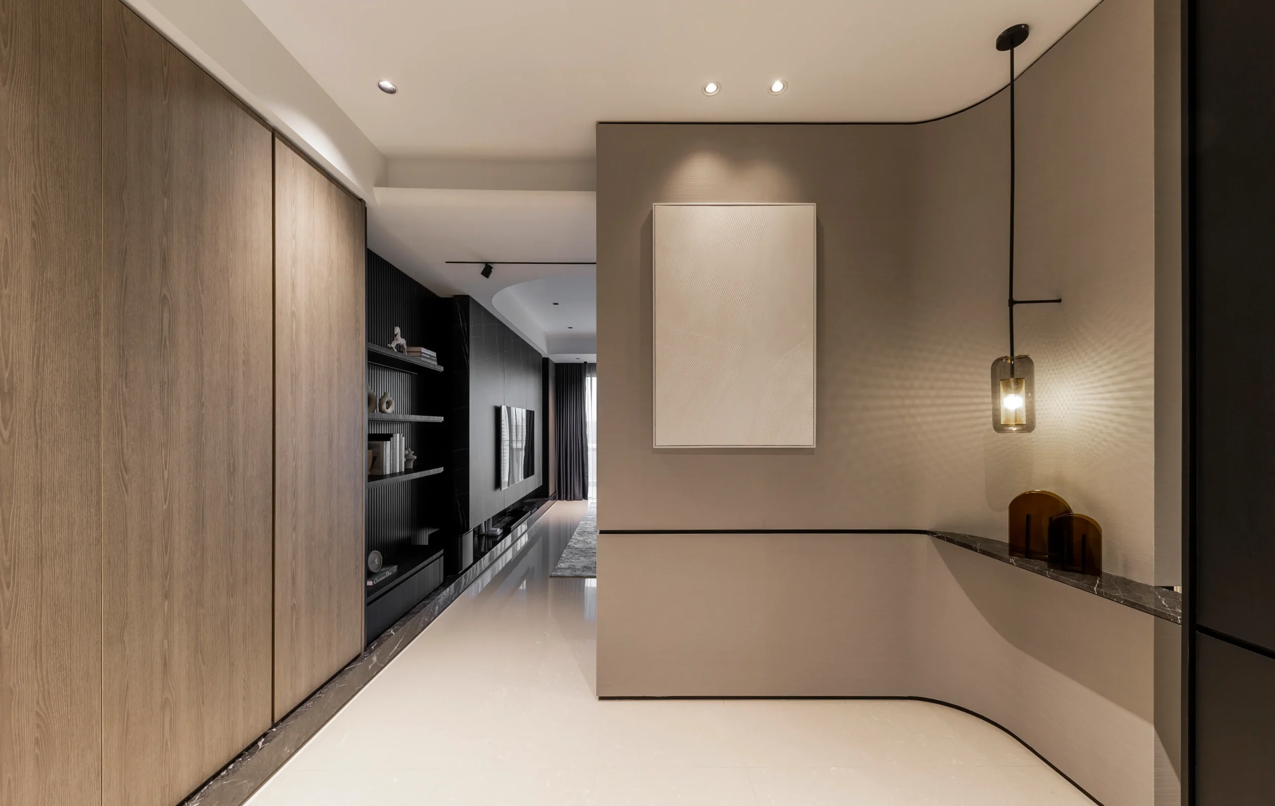Sleek Splendour: A Luxurious Two-Bedroom Apartment for Modern Newlyweds.