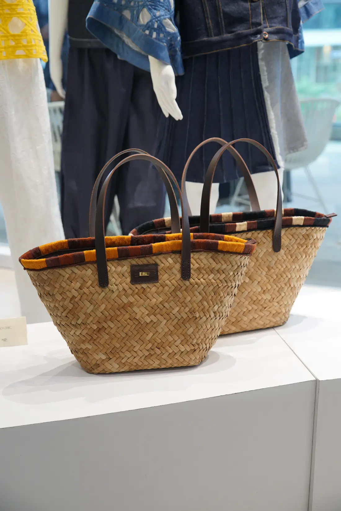Woven bags to be sold at ArteFino Fair 2025.