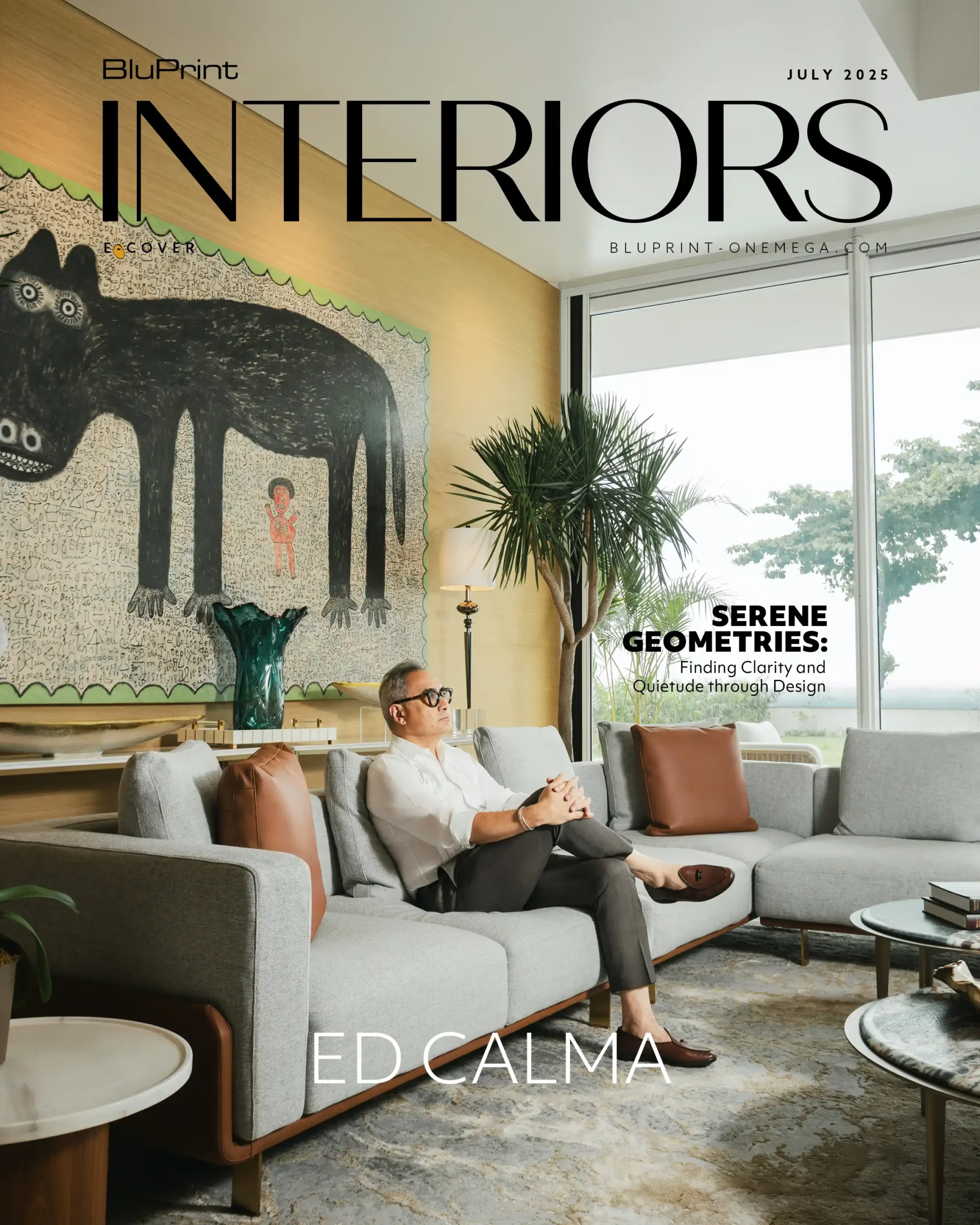 Serene Geometries: Ed Calma Finds Clarity Through Quietude.