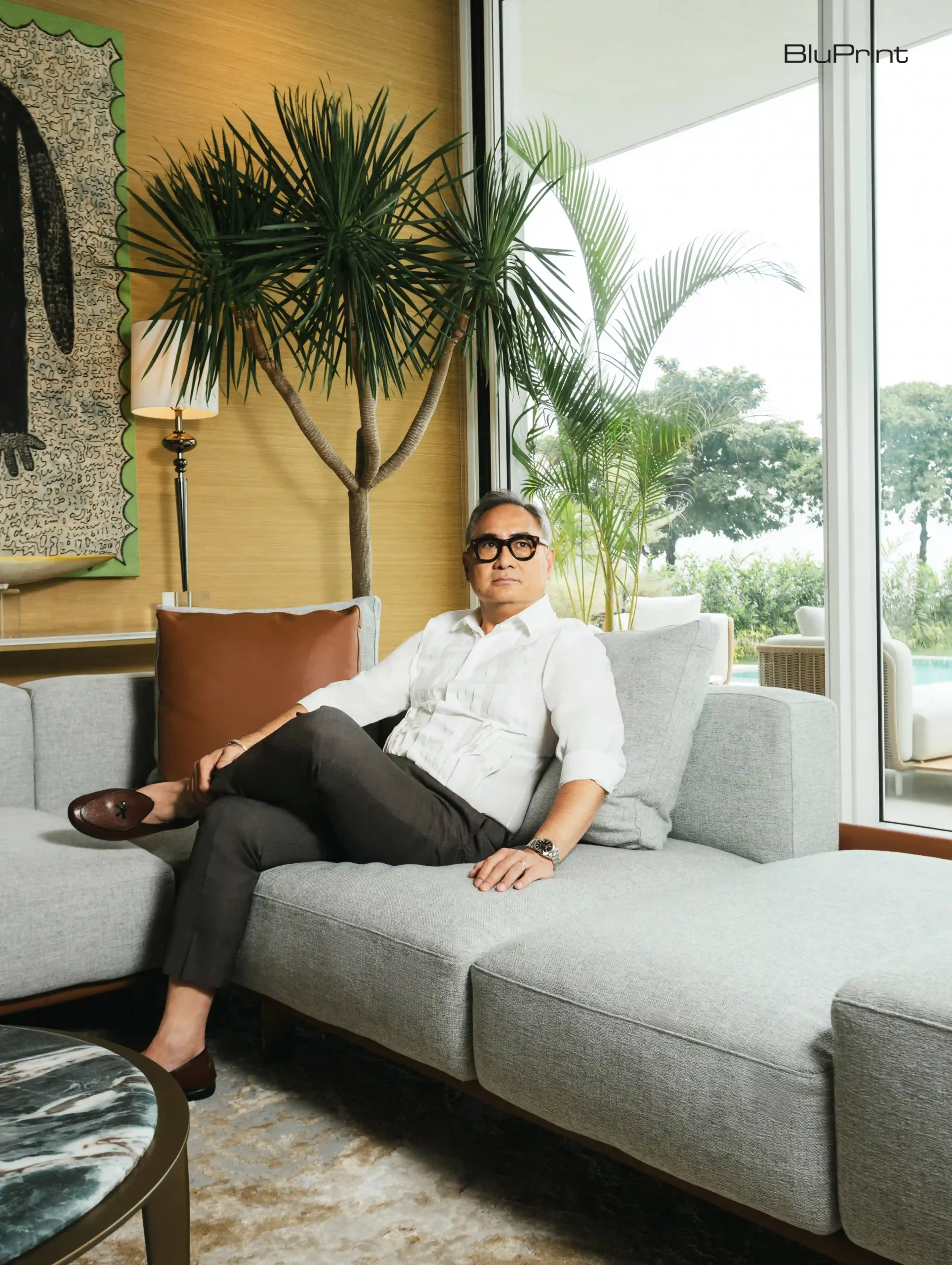 Serene Geometries: Ed Calma Finds Clarity Through Quietude.