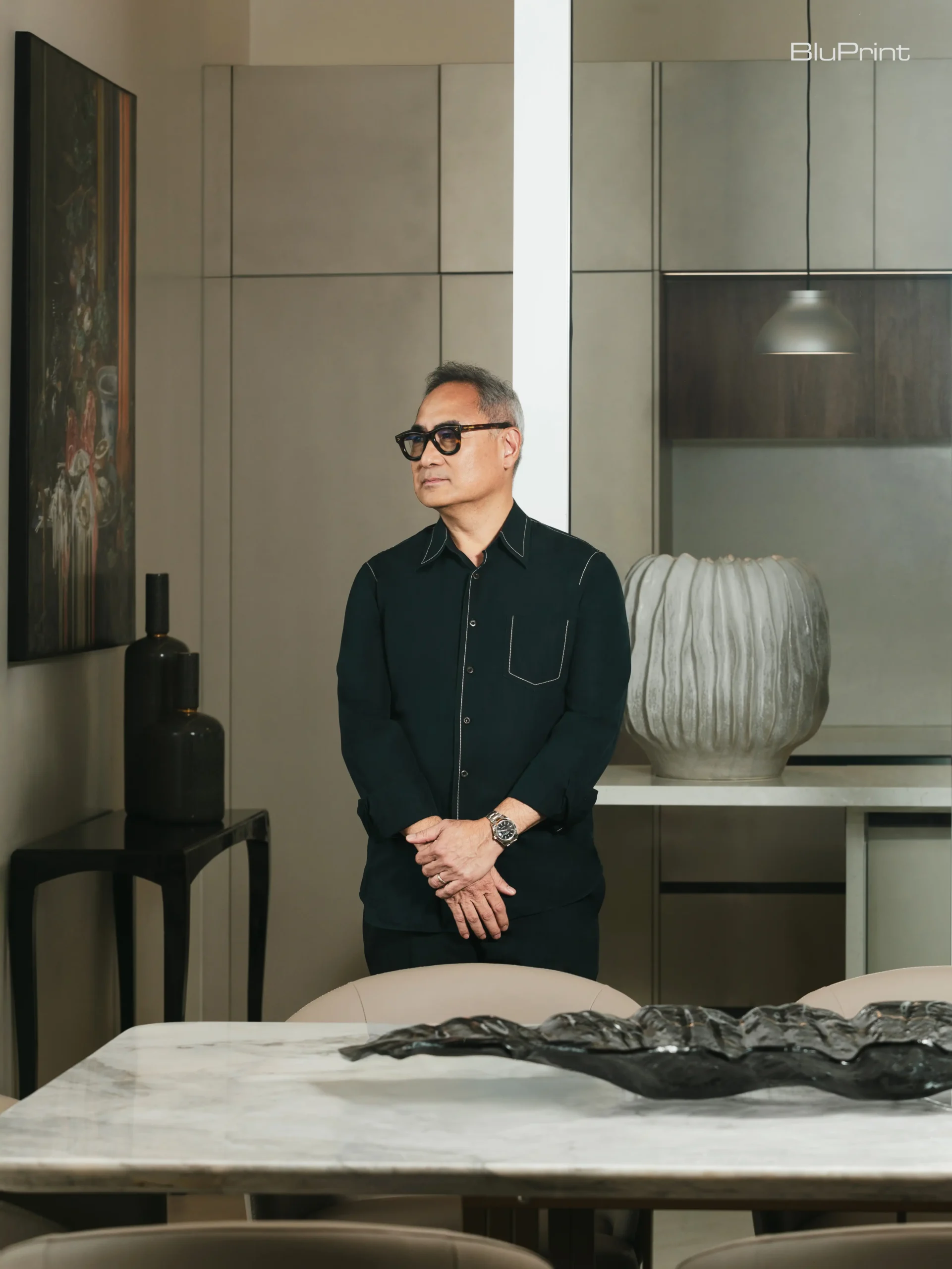 Serene Geometries: Ed Calma Finds Clarity Through Quietude.