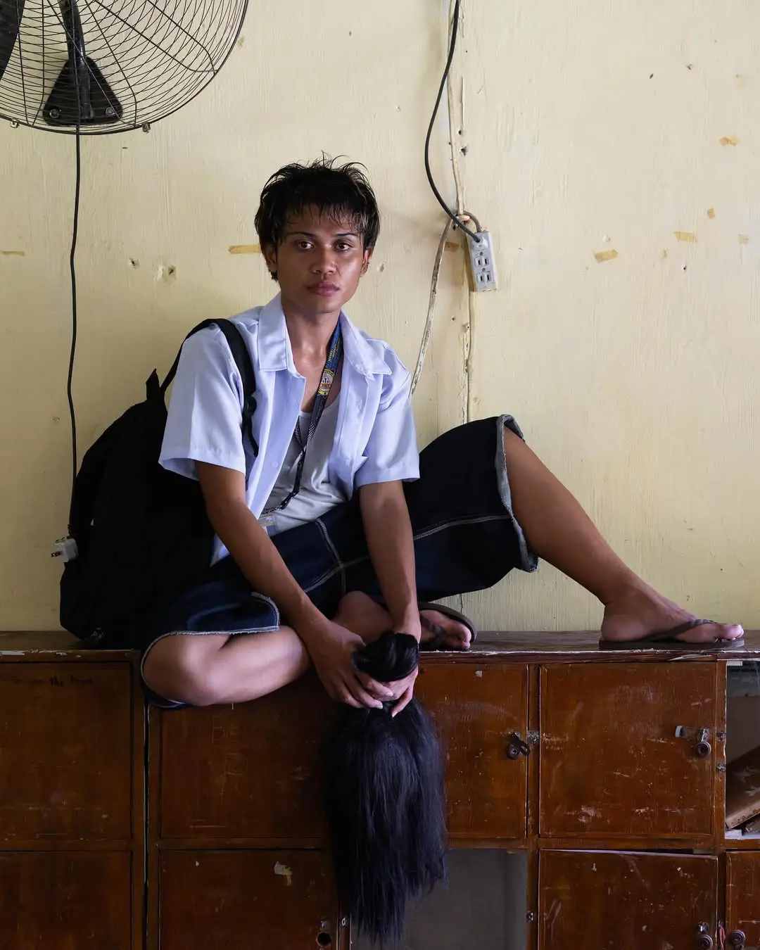 A photograph by Lee Morale from her photo series on trans discrimination in schools. Photo provided by artist.