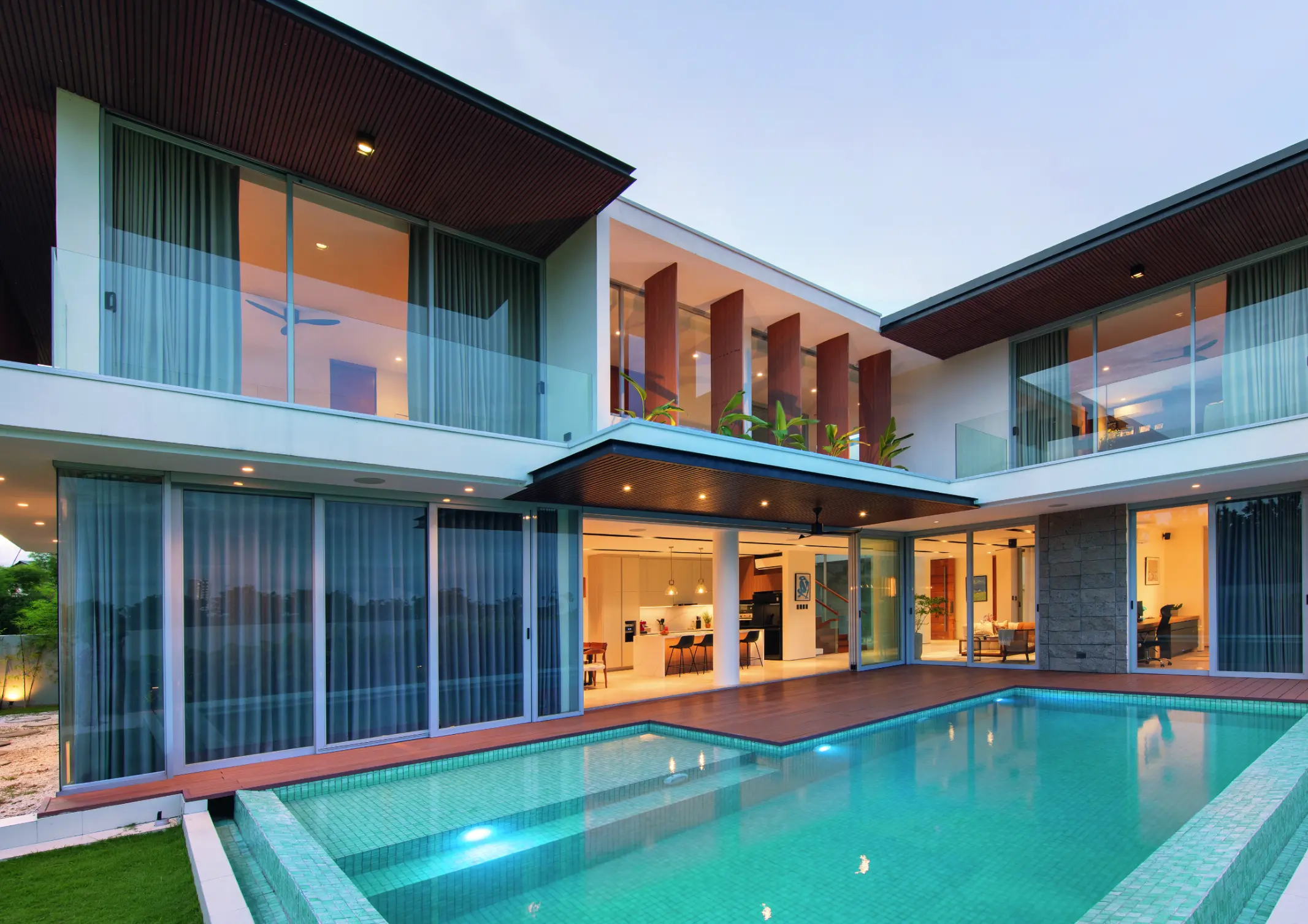 Exterior area of the Filmmakers House