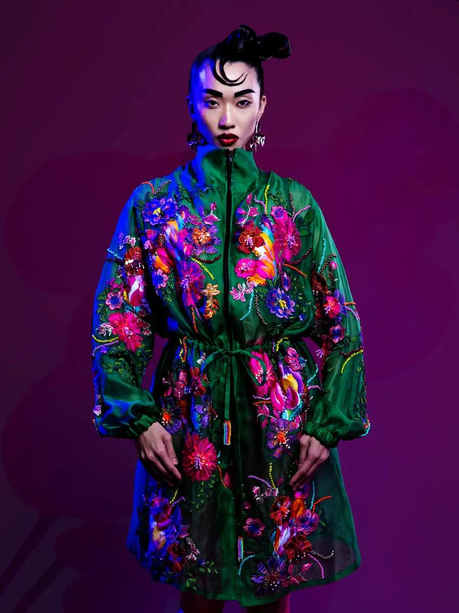 Kimono-styled clothing designed by Jor-el Espina.