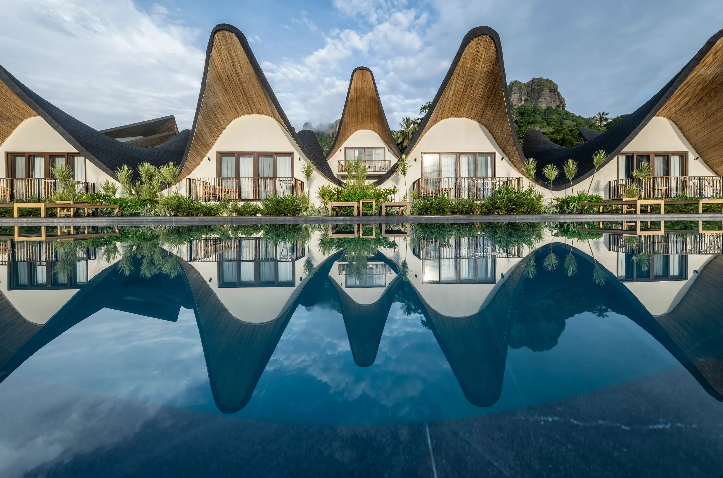 Façade of the Bihing Tahik Resort