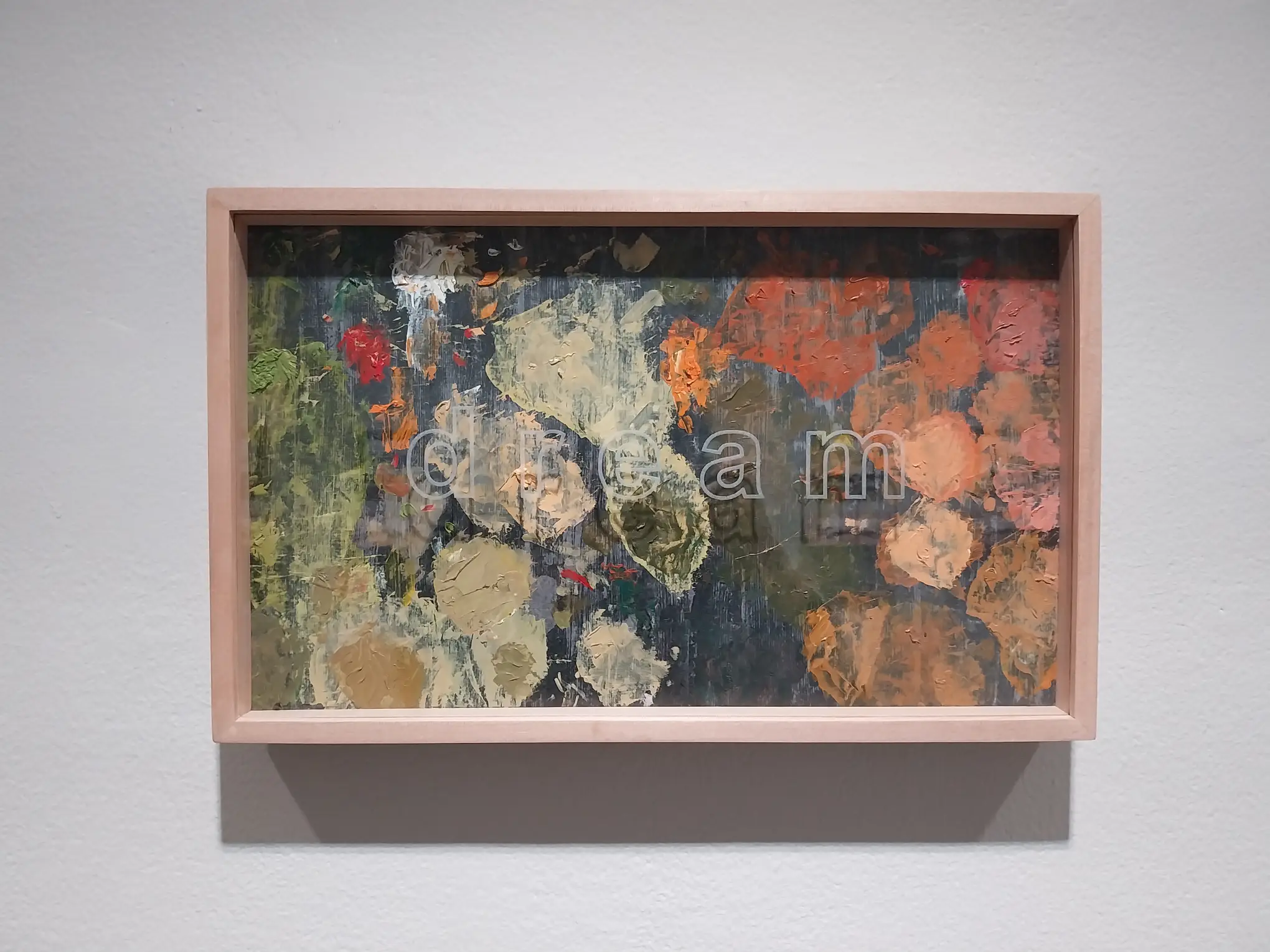 Abstract painting by Lee Paje for "eatsleepdreamwork."