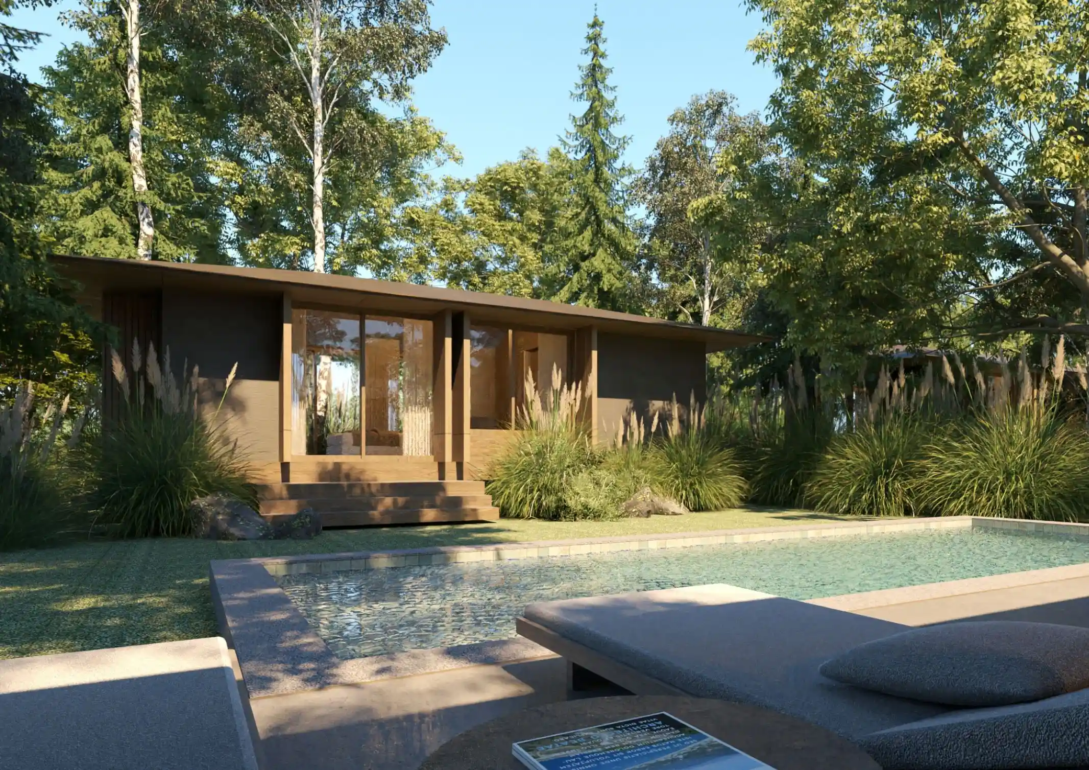 ANYA VILLA MASTER CASITA, SWIMMING POOL, AND DECK.