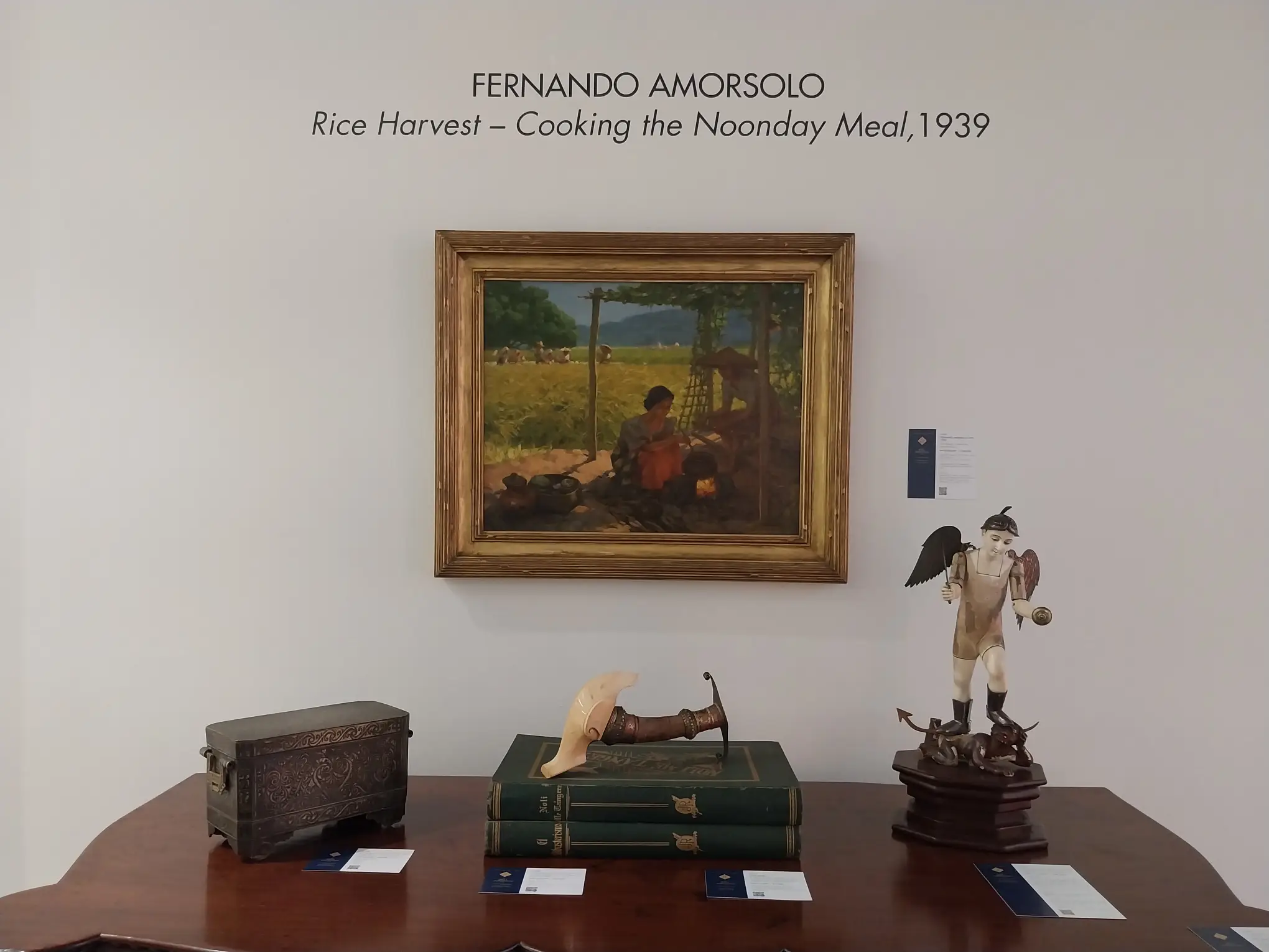 A work by Amorsolo shown in "The Well-Appointed Life."