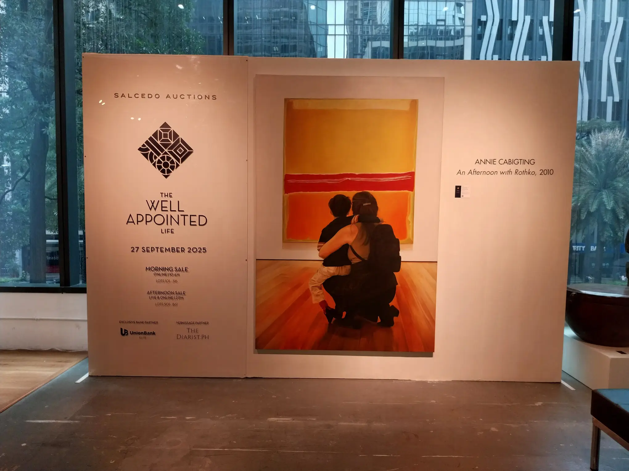 Annie Cabigting's "An Afternoon with Rothko" for "The Well-Appointed Life."