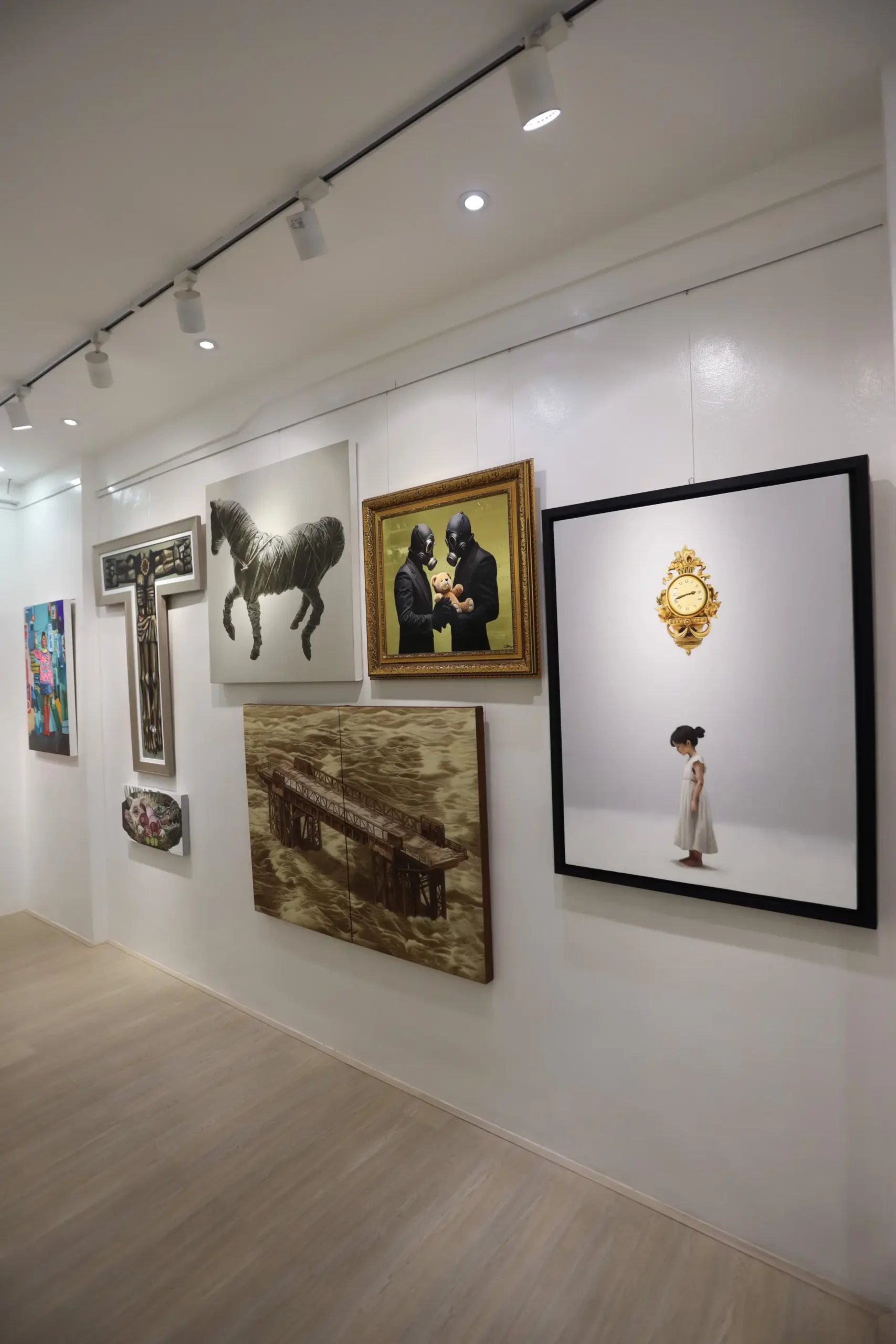 Multiple artworks by artists for "CONTINUUM."