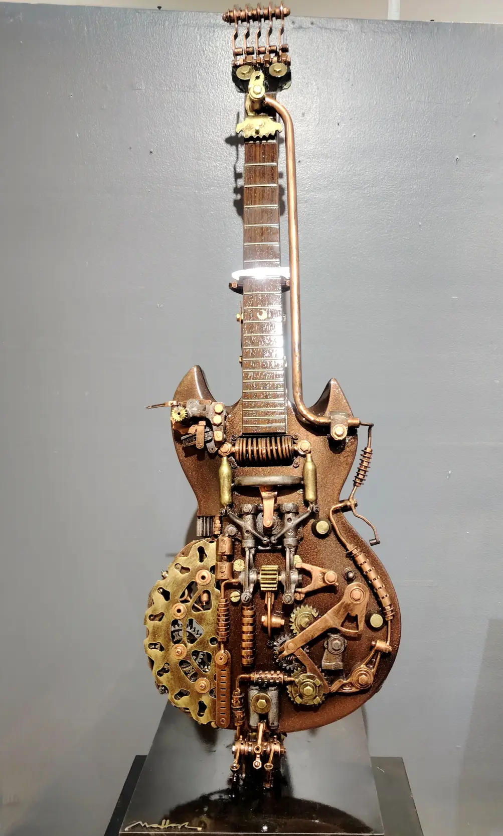 Ram Mallari’s “The Steam Caster” exhibited at Museo Orlina.