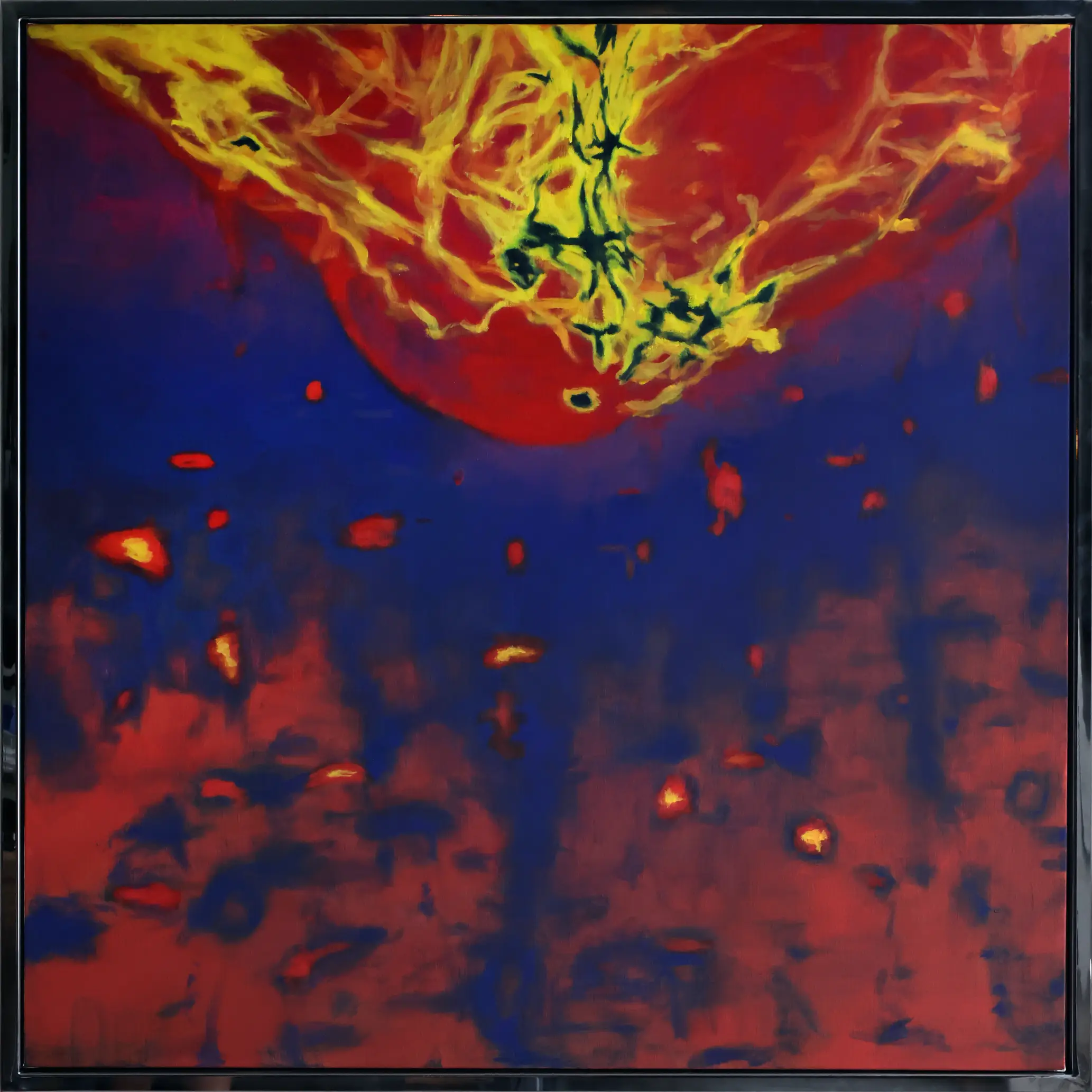 Miguel Lorenzo Uy's "Abstraction (after Cosmic Dance, supernova)" for "Funding the Future 2025."