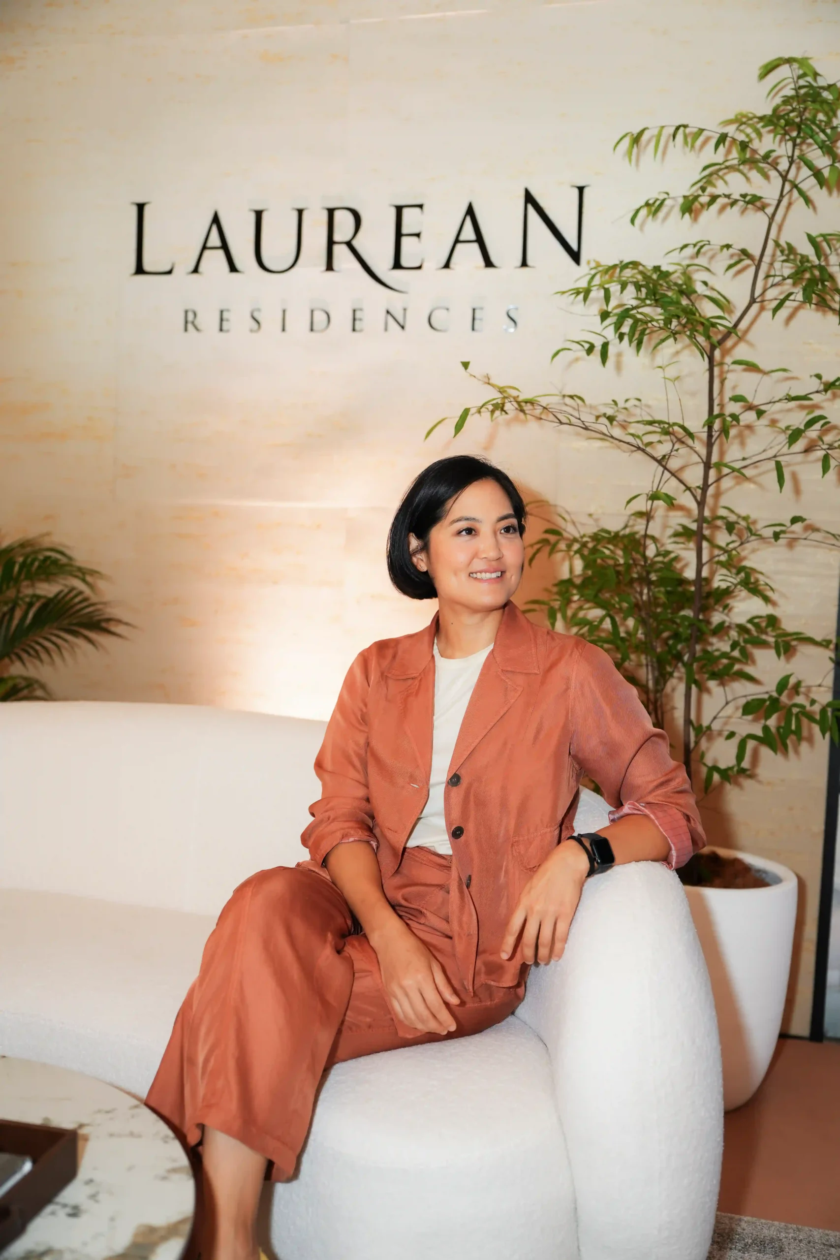 Joyce Wang, Founder And Principal of Joyce Wang Studio, at the launch of Laurean Residences.