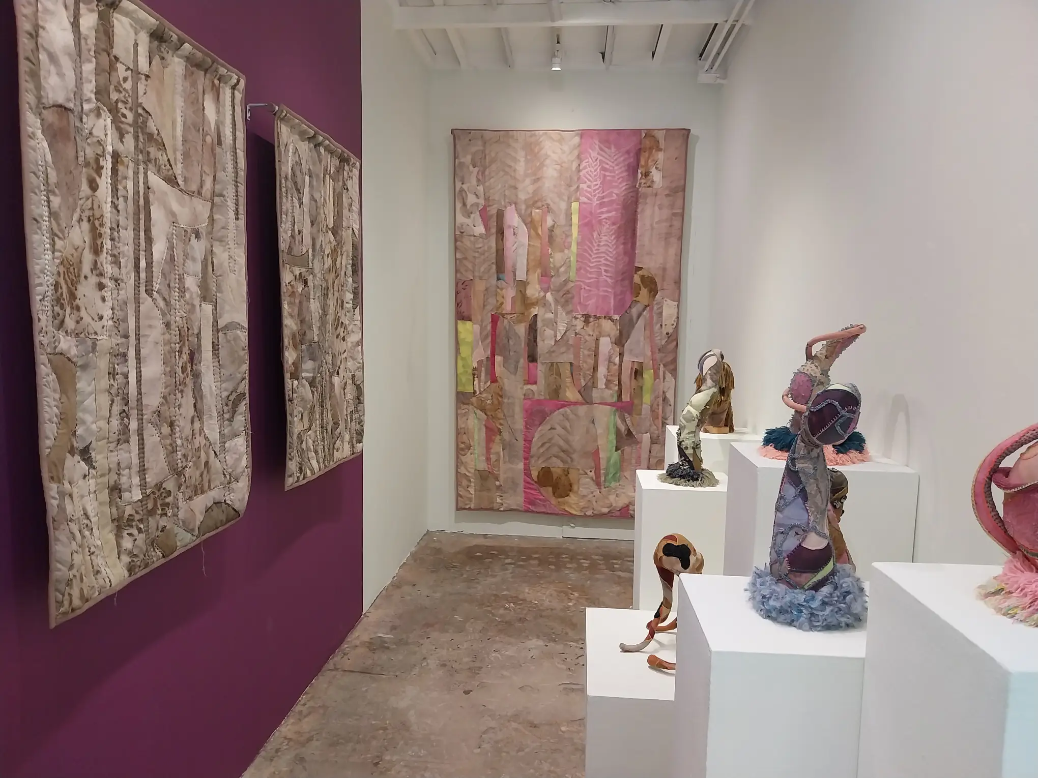 The full exhibition of "Odds Be Damned" by Marionne Contreras at Vinyl on Vinyl.