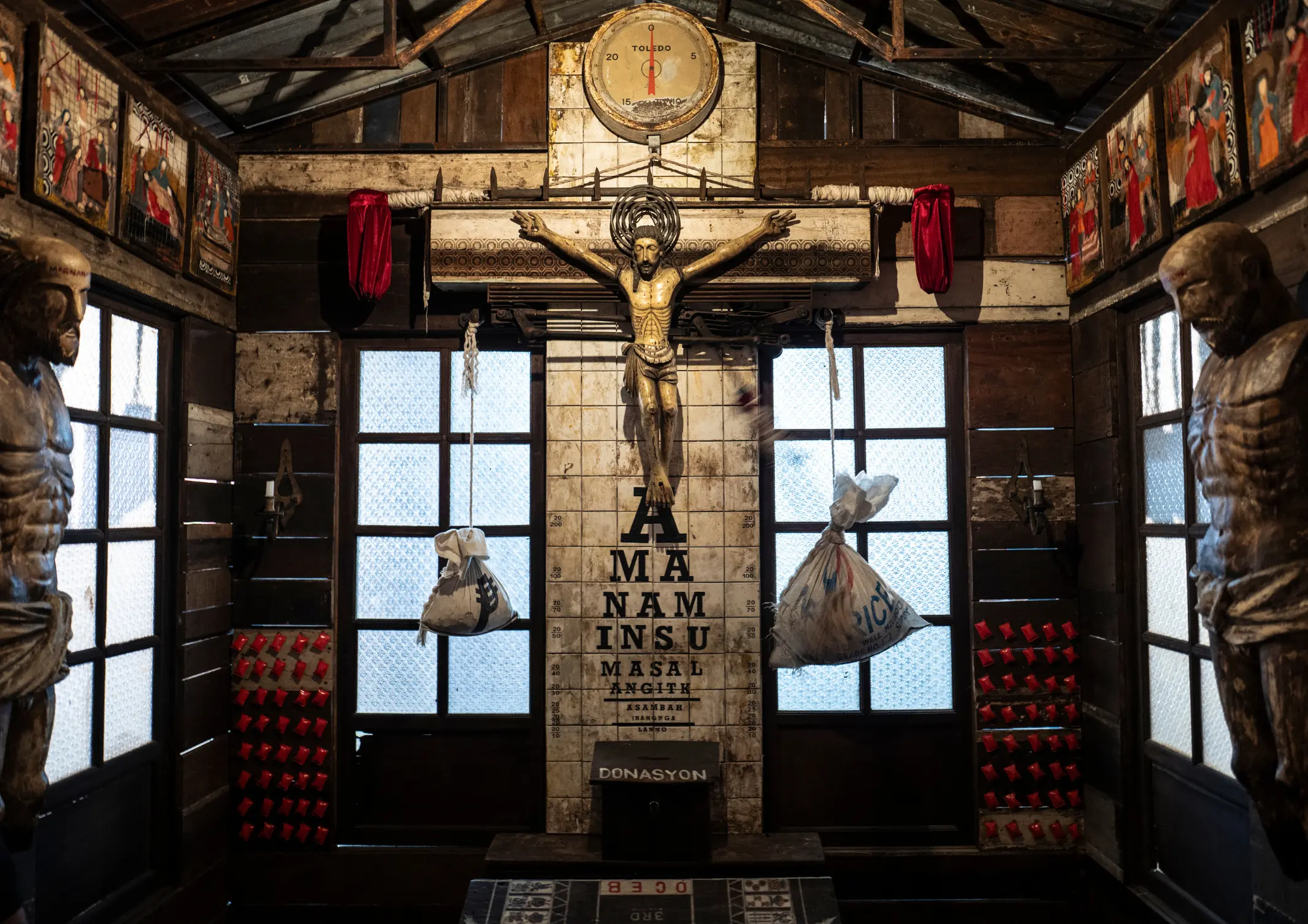 For Art Fair Philippines 2026, Max Balatbat reconstructs his grandmother's street chapel in Kapilya.