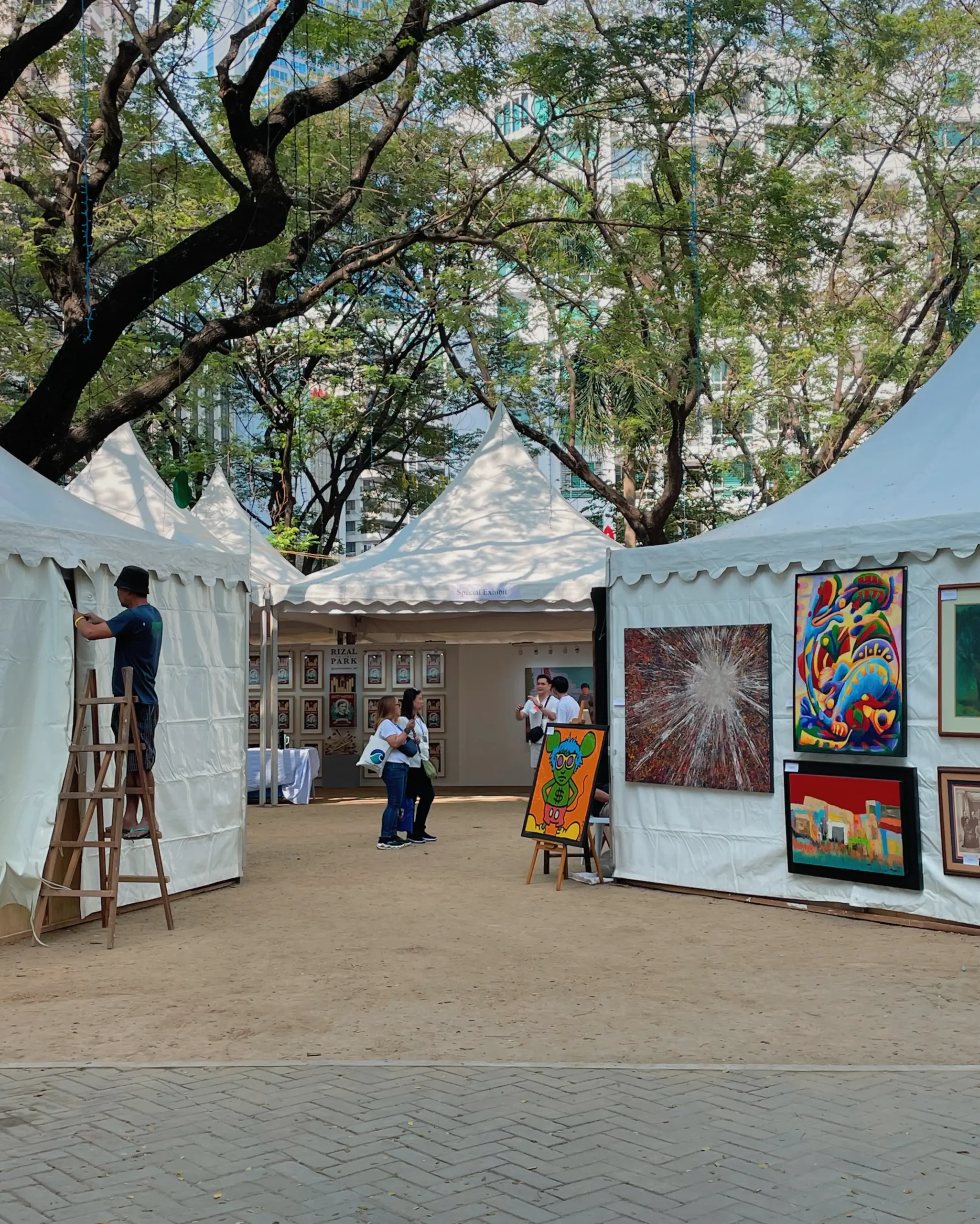 Art in the Park with Trickie Lopa and Lisa Periquet