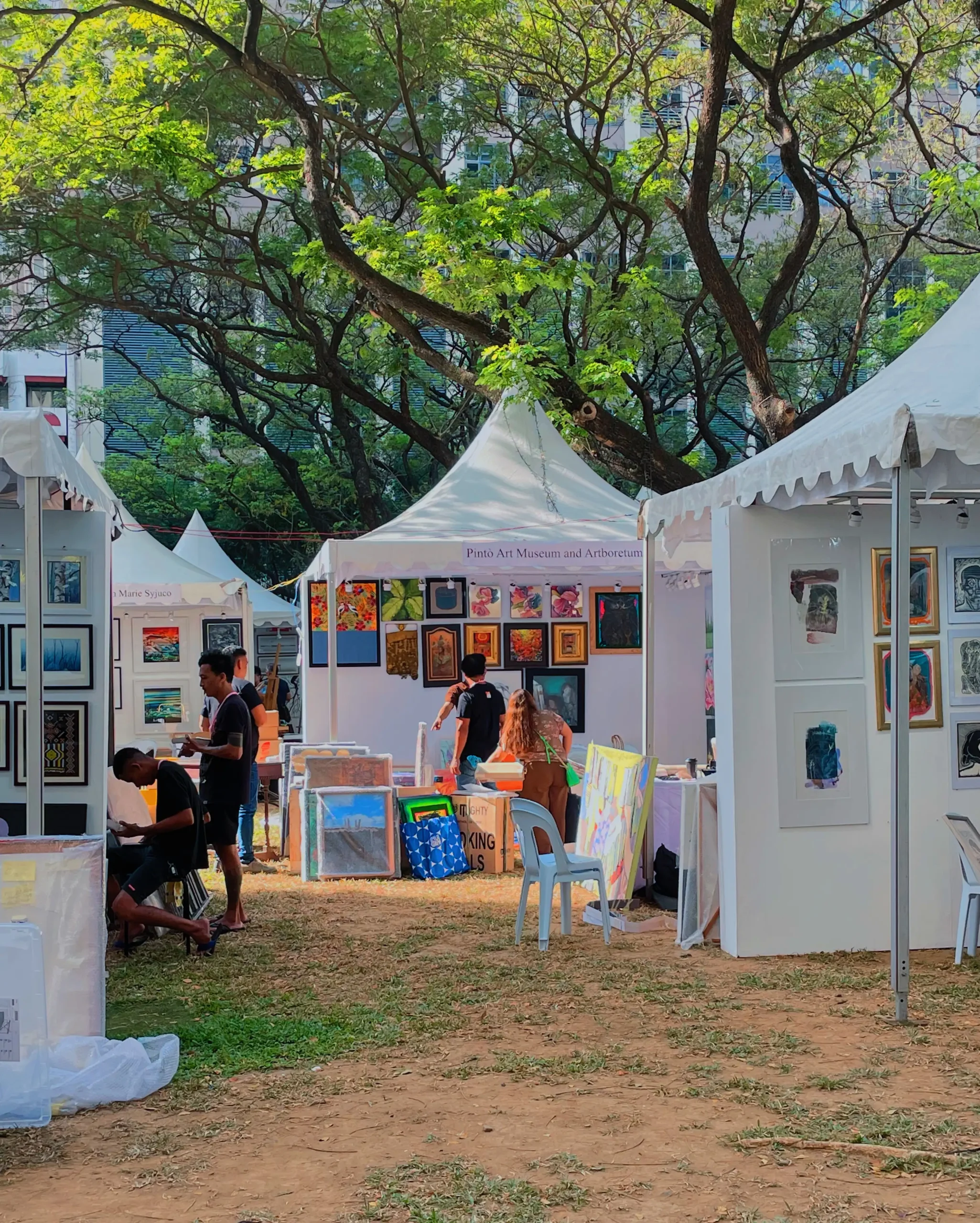 Art in the Park with Trickie Lopa and Lisa Periquet