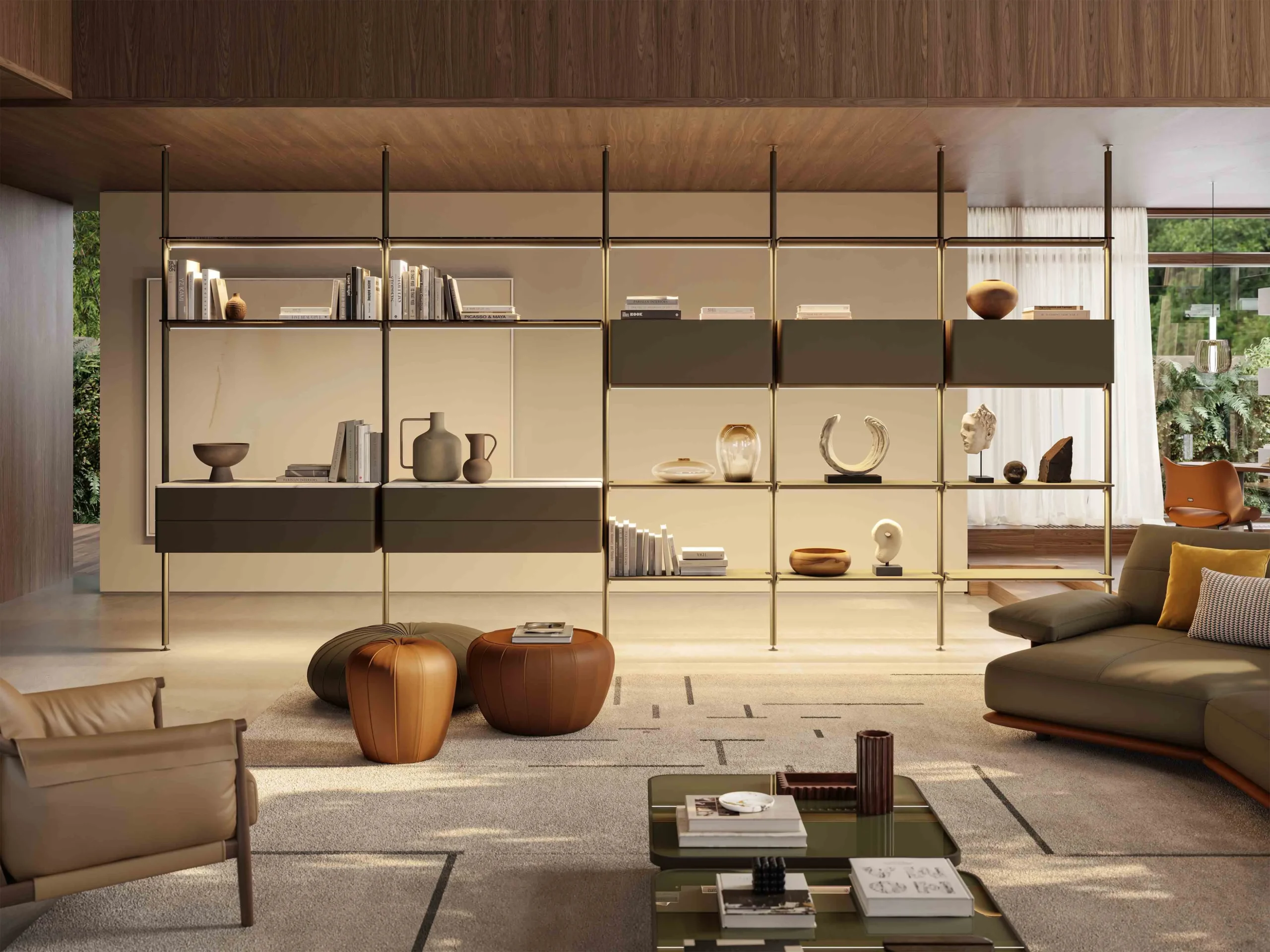 DomusCove Day System 1 - BluPrint The DomusCave Day System from the True Over Time Collection by Poltrona Frau
