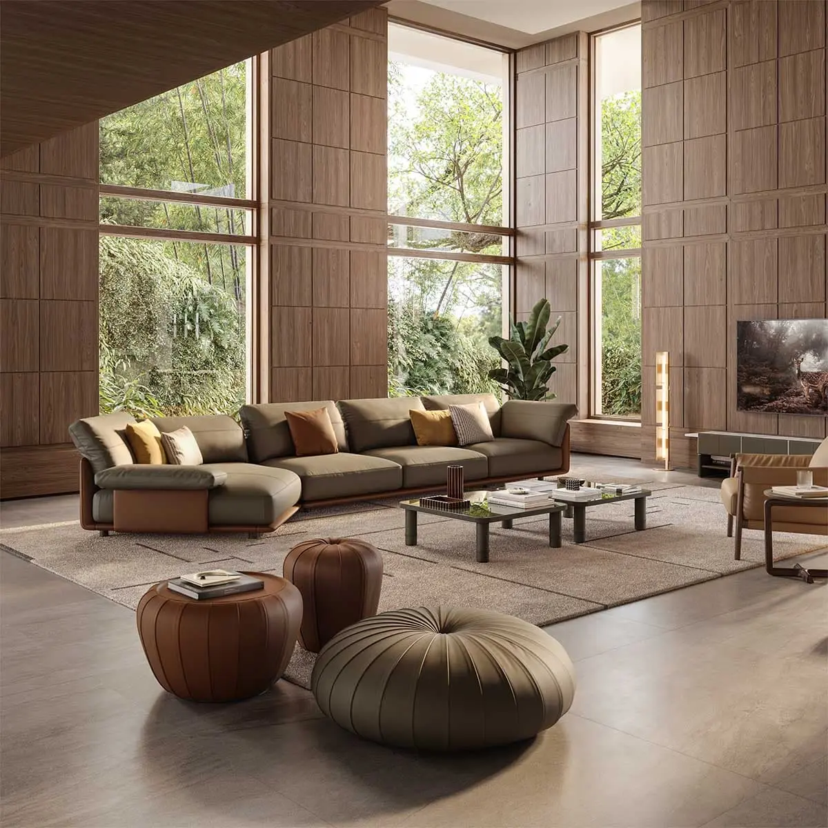 PF26 Blisscape sofa 1 - BluPrint The Blisscape sofa from the True Over Time Collection by Poltrona Frau