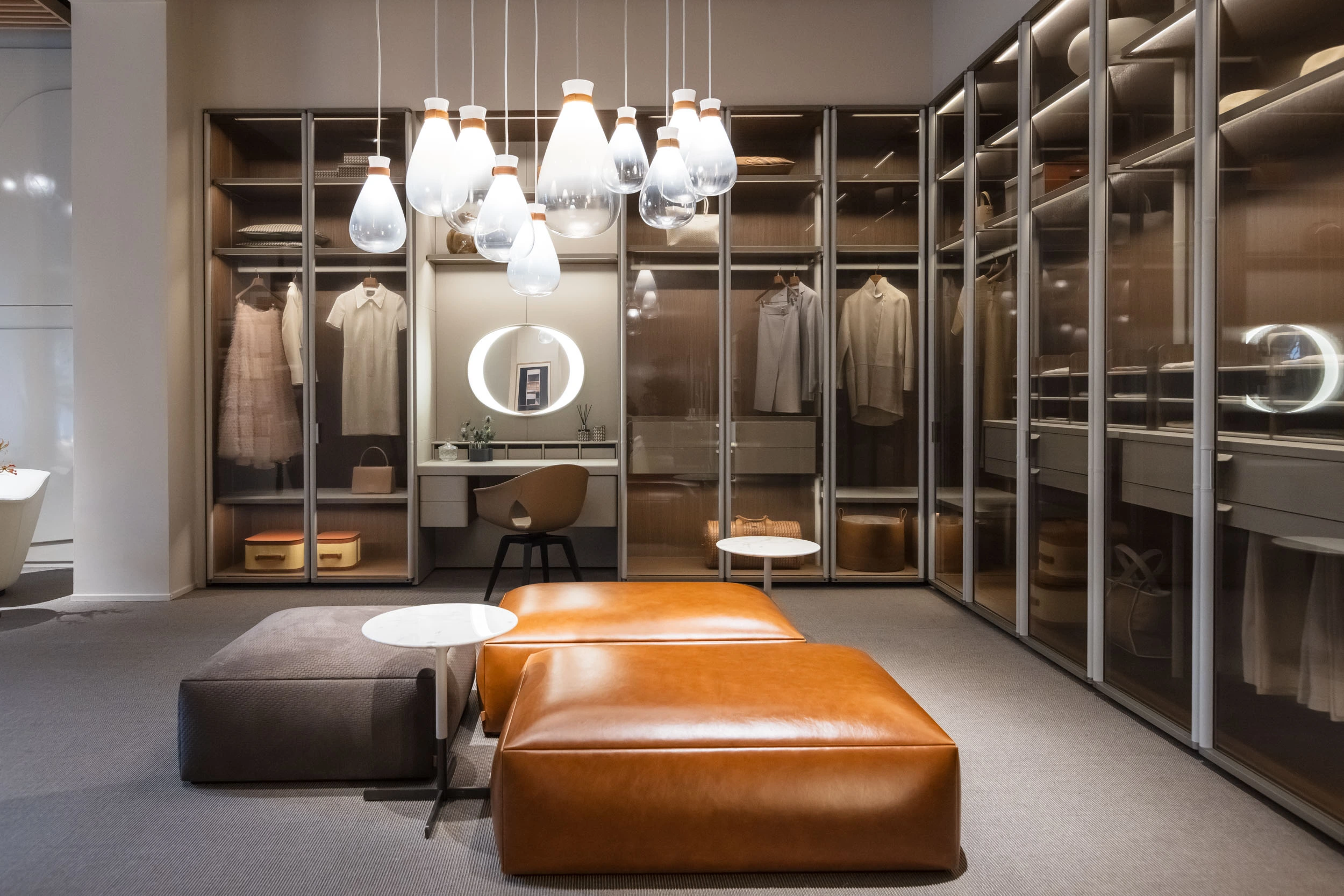 The Poltrona Frau Milano flagship store in Italy