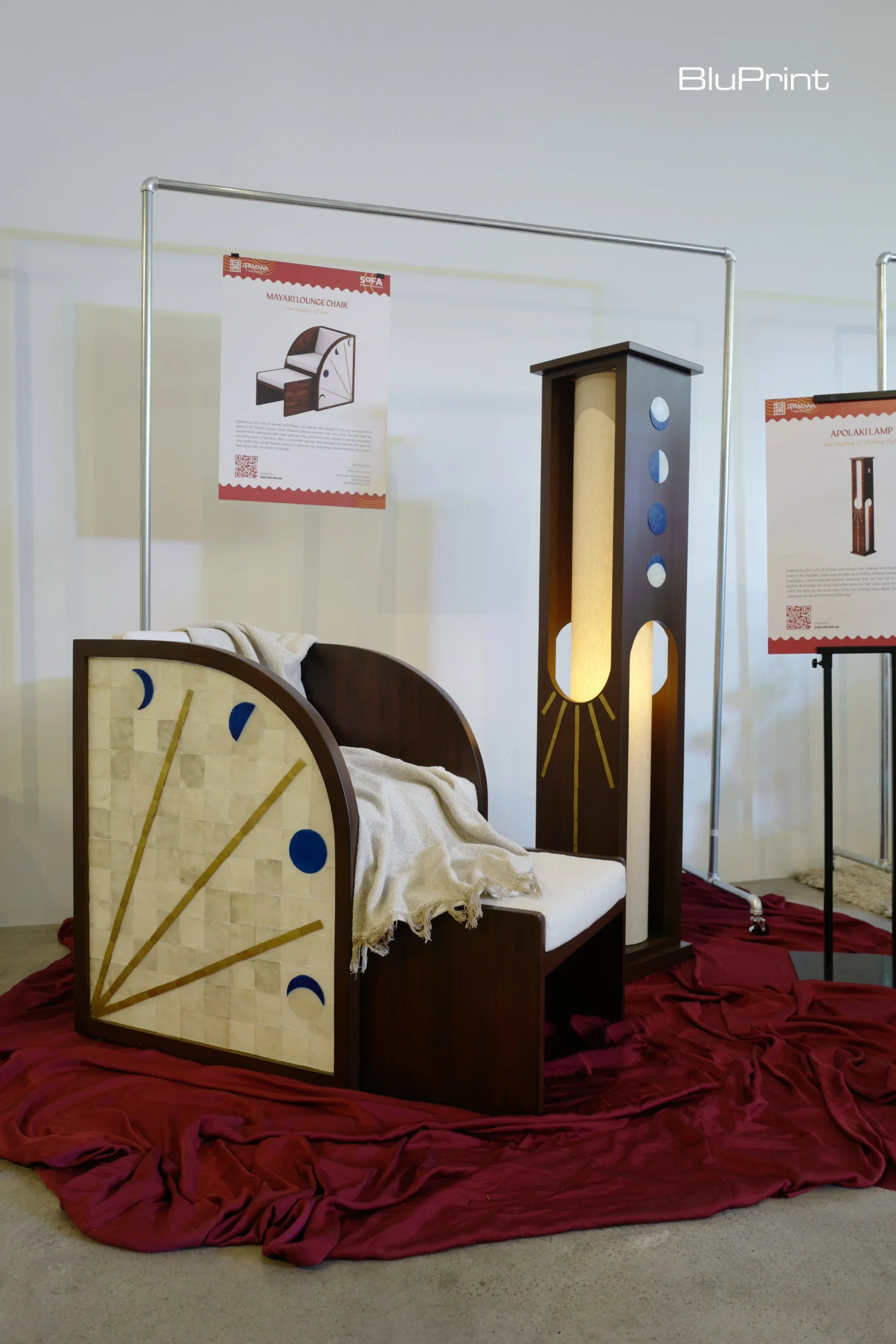 iPAMANA SoFA Design Institute Event Mayari Chair and Apolaki Lamp