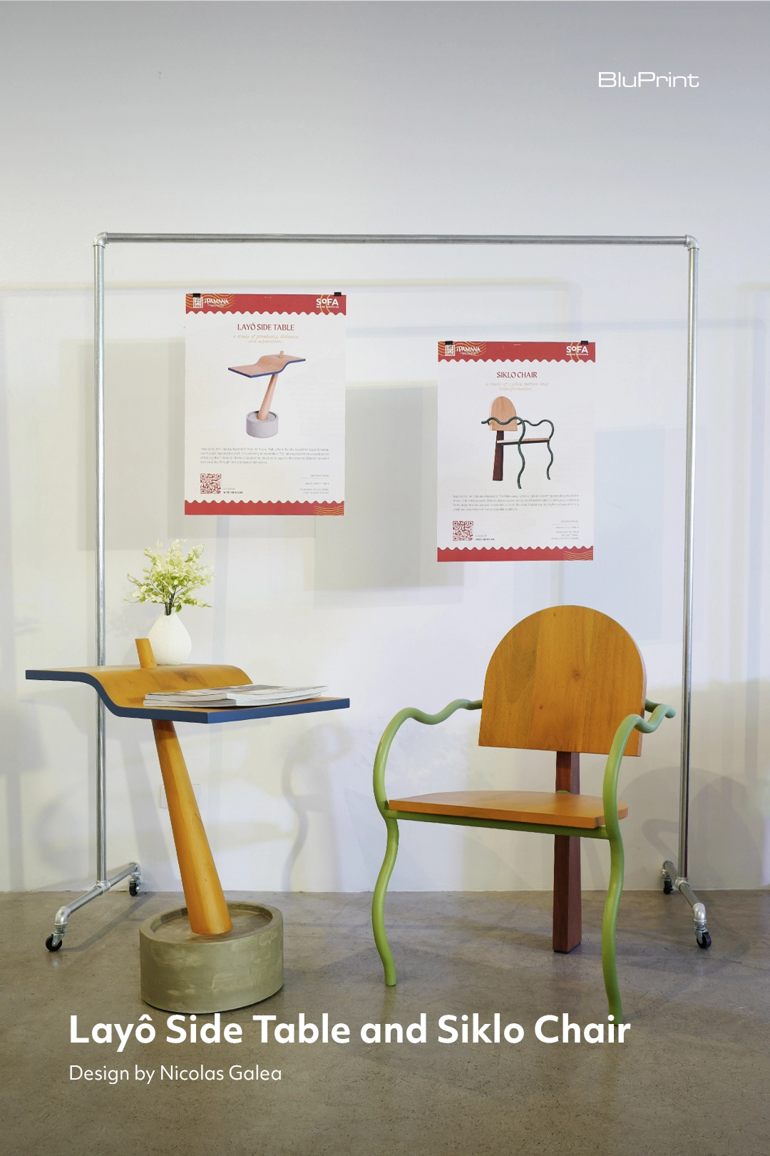 iPAMANA SoFA Design Institute event Layo Side Table and Siklo Chair