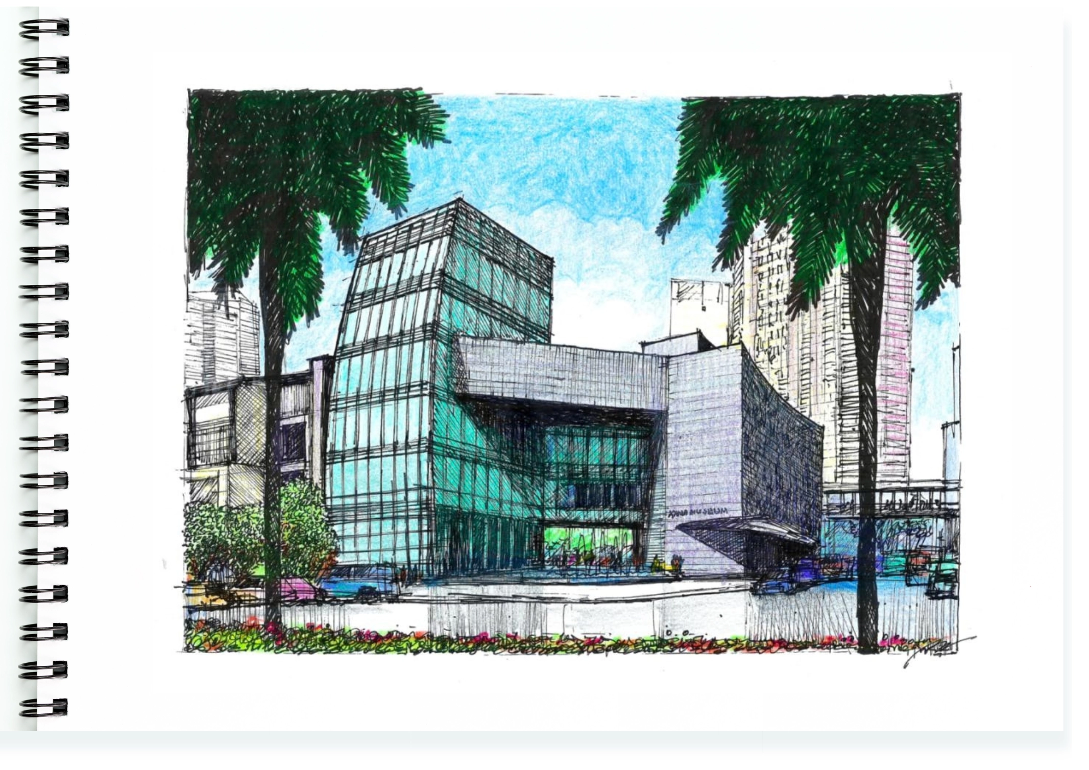 Sketch of Ayala Museum