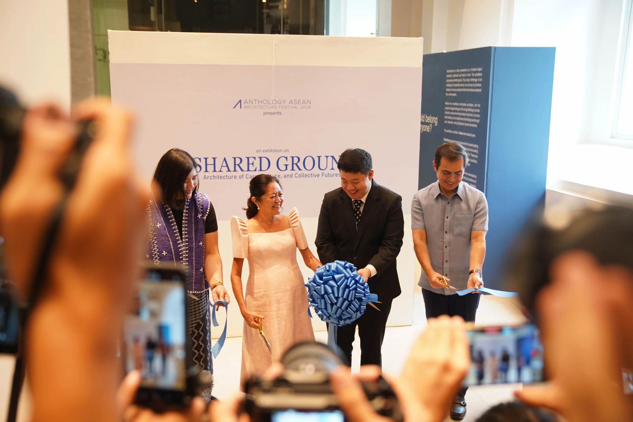 Anthology ASEAN Architecture Festival 2026 opening ceremony ribbon cutting