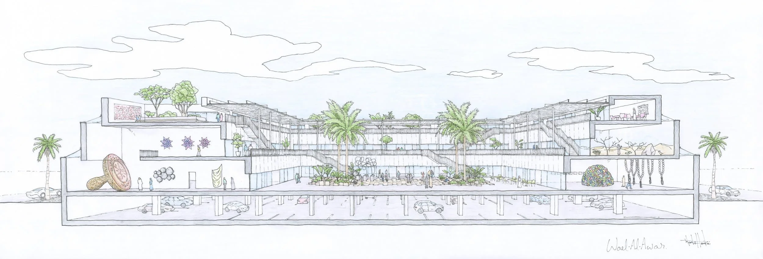Wael Al Awar Hayy Jameel waiwai project